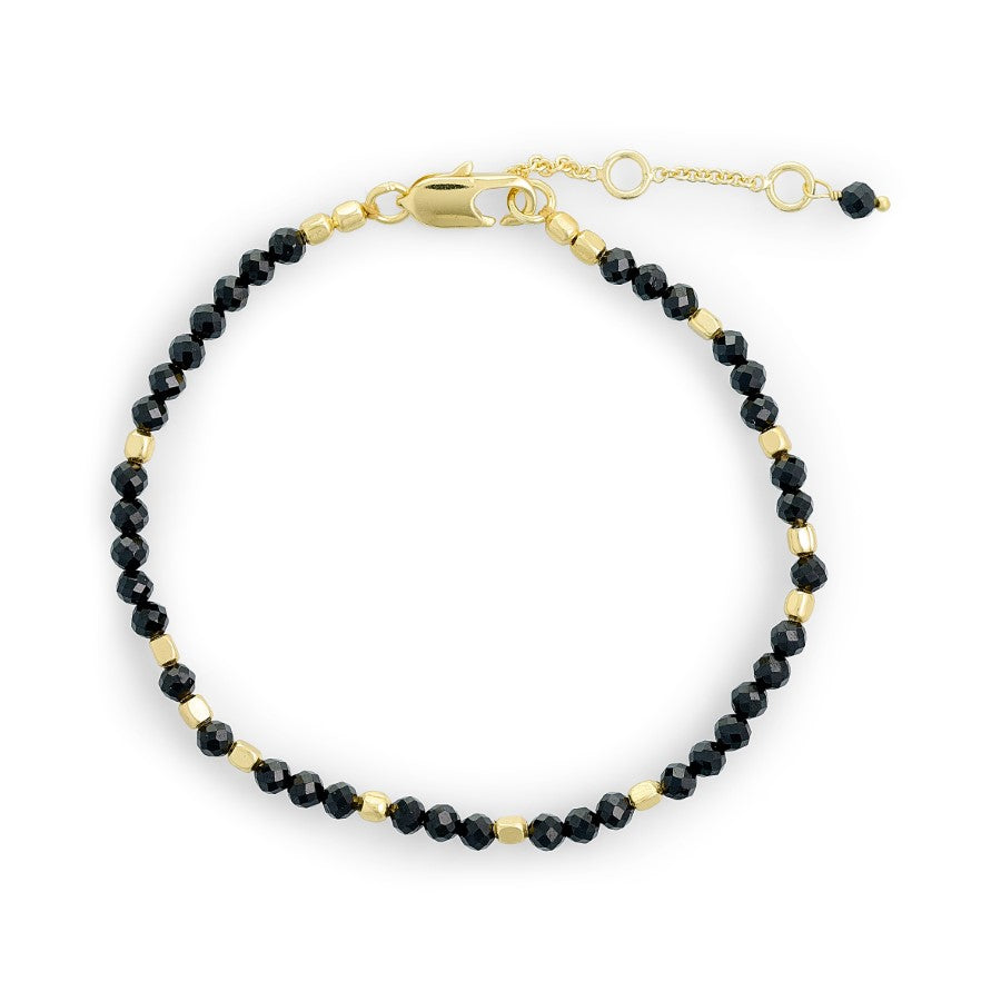 Pure by nat bracelet black stones