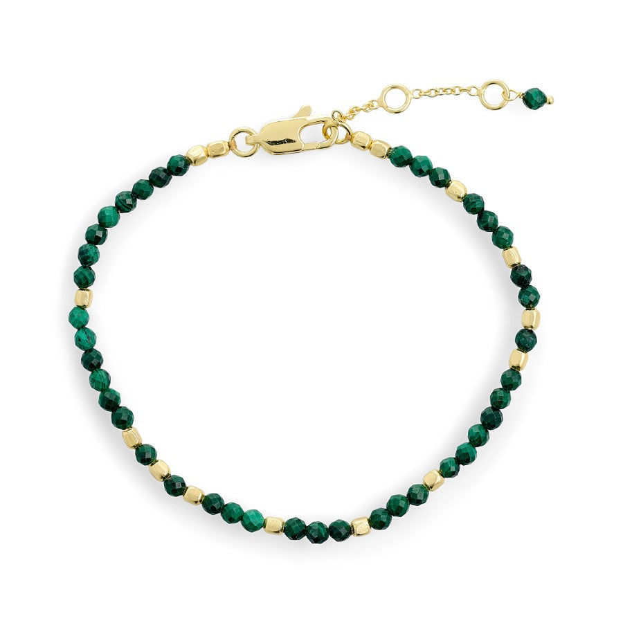Pure by nat bracelet green stone