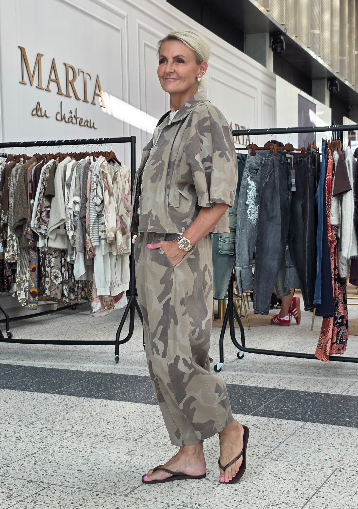 FÖRBESTÄLLNING-Beryl Pants - Camo