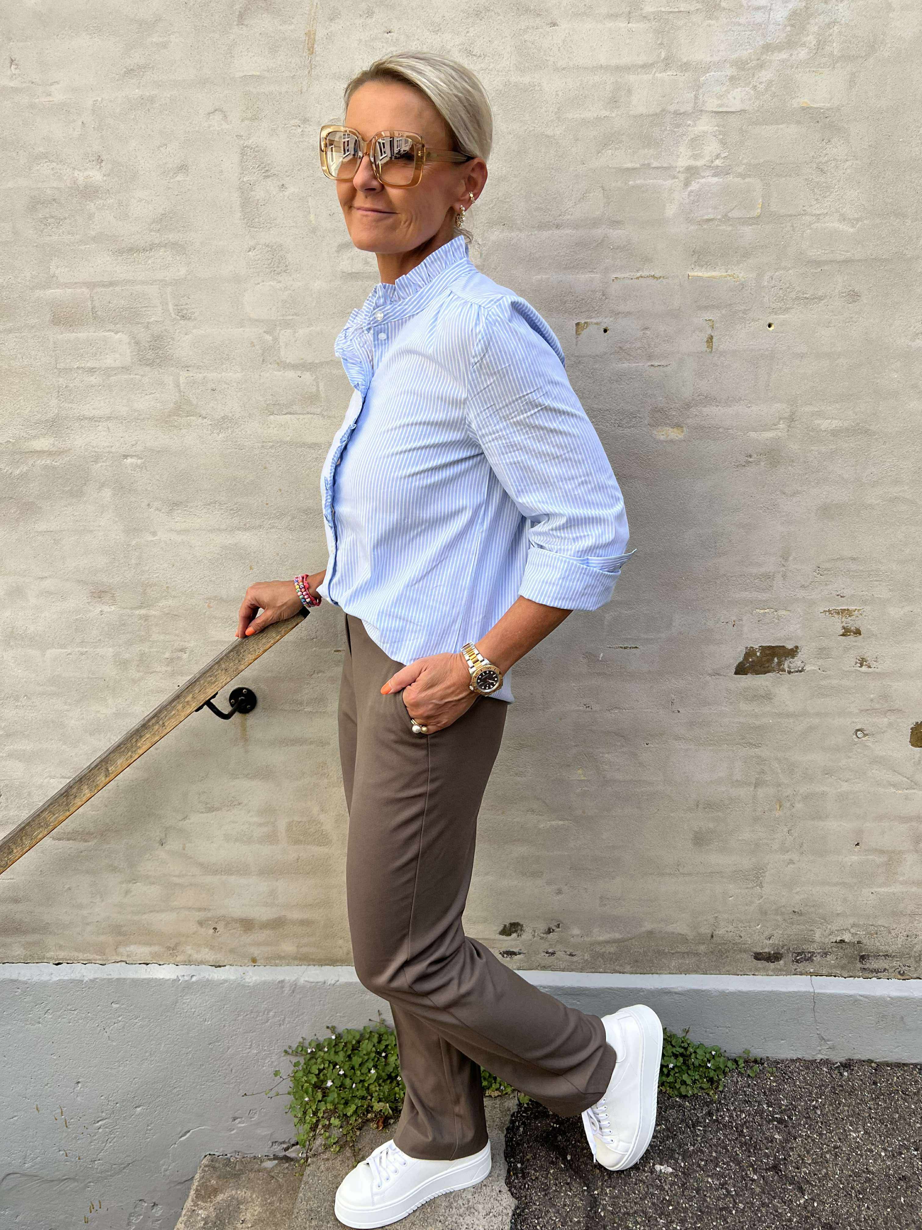 Lisa Straight Pant - Morel