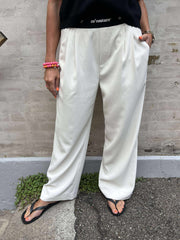 AminaCC logo pant bone