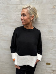 Nicky Kimmy Pullover - Black/Whitecap