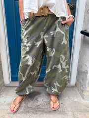 PREORDER- ALLY Balloon Pant - Army Carmouflage