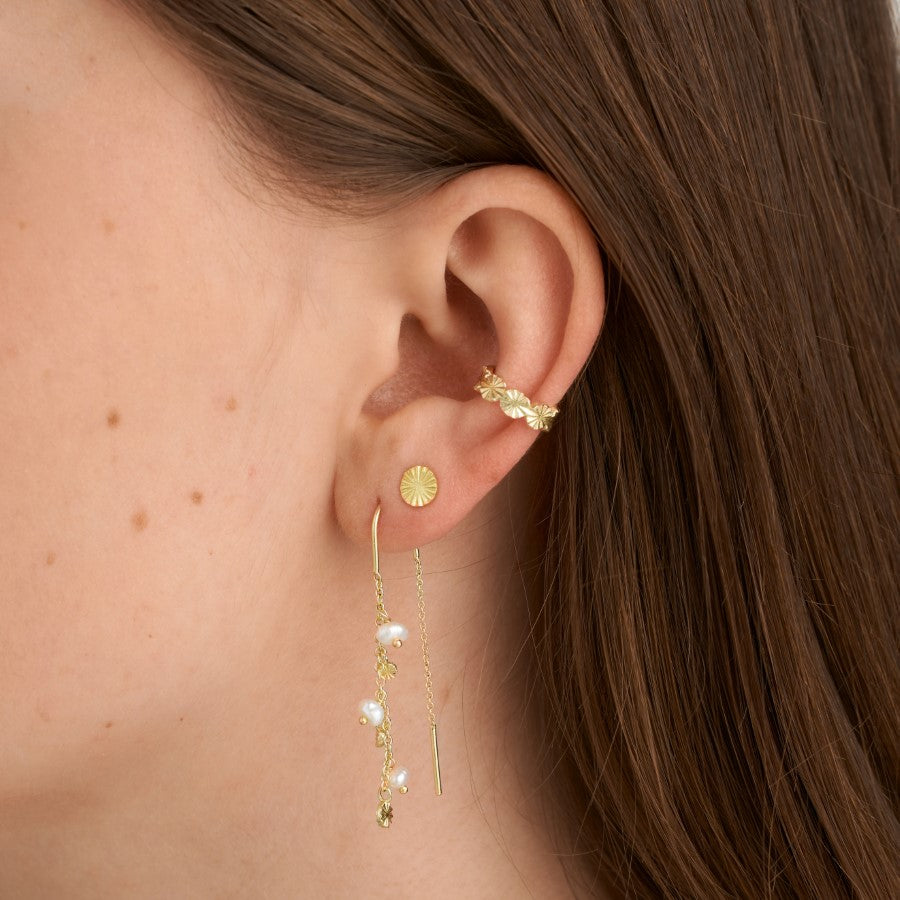 Sun earcuff gold