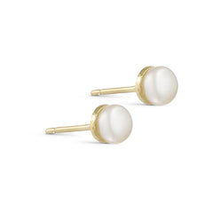 Ørering Med Perle - Guld