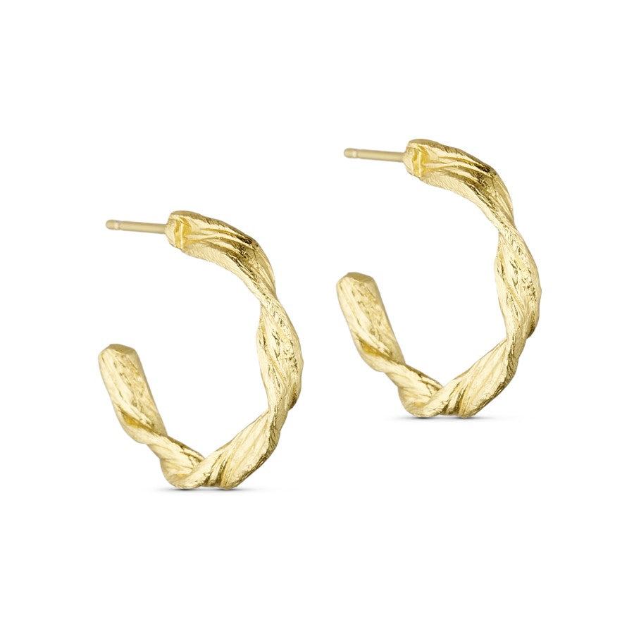 Idun Øreringe 20 mm - Guld