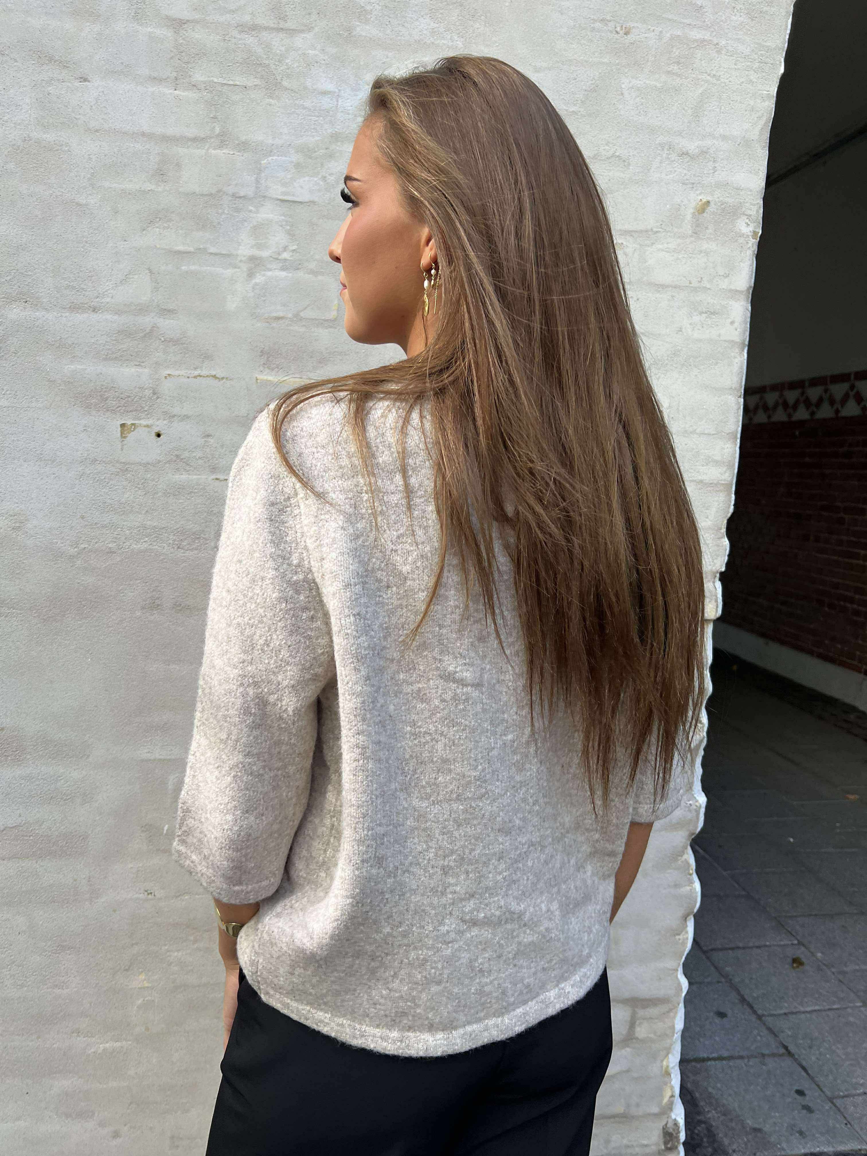Naima Knit - Sand Grey