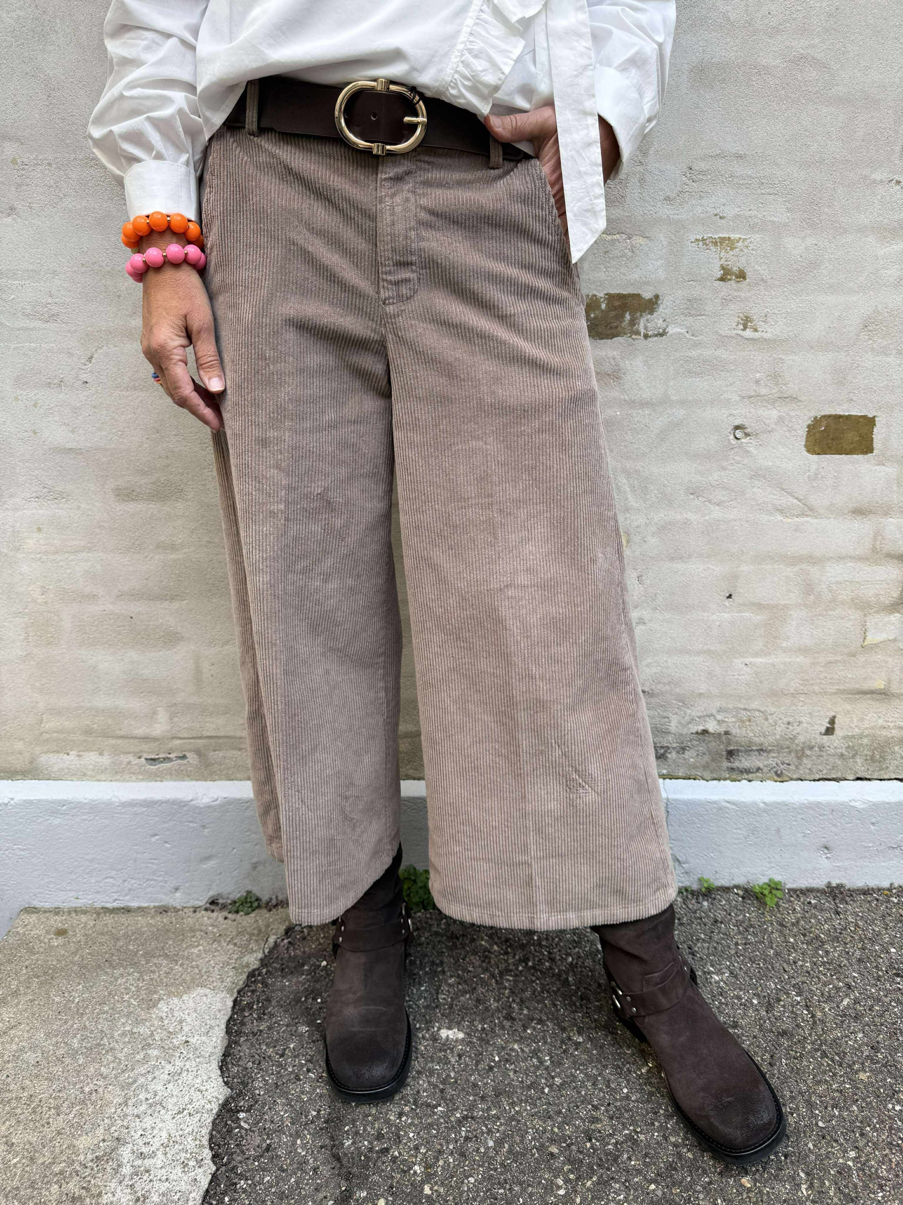 Cora Culotte Pant - Lt. Nougat