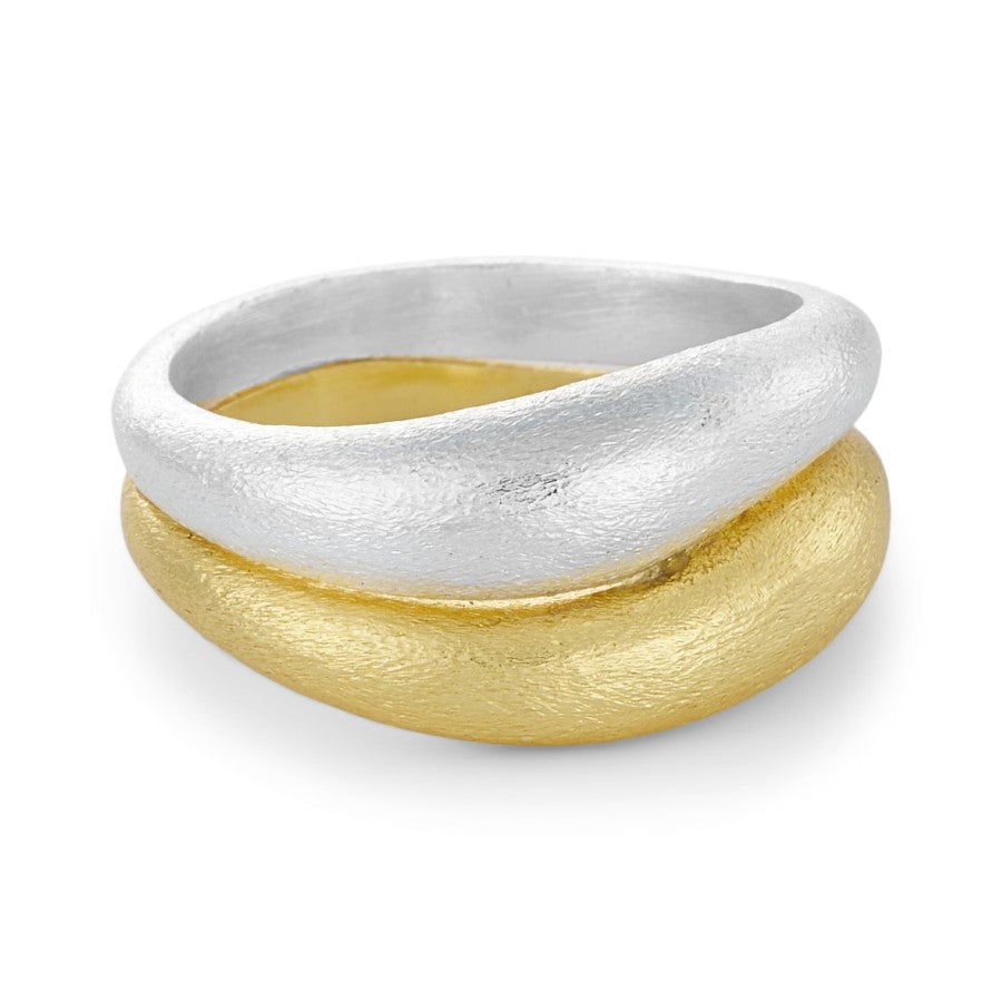 Echo Ring - Sølv/Guld