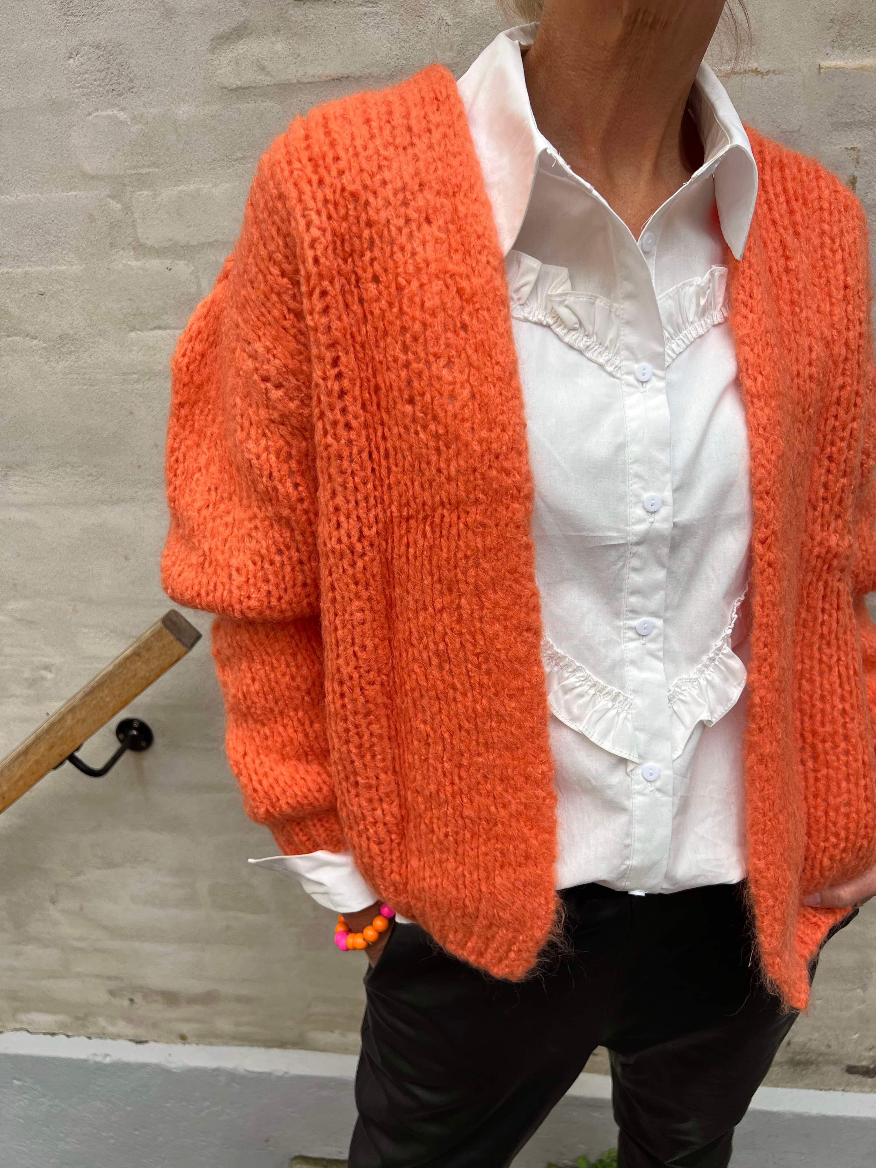 Charlot cardigan orange