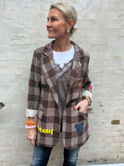 How to date Blazer - Dark Brown Check