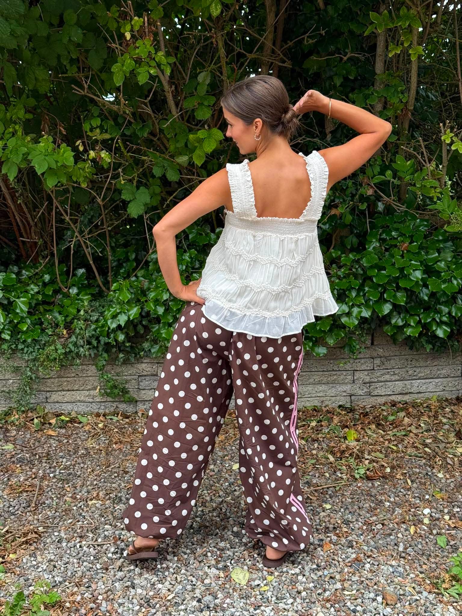 JerryCC Smock Strap Top - Off White