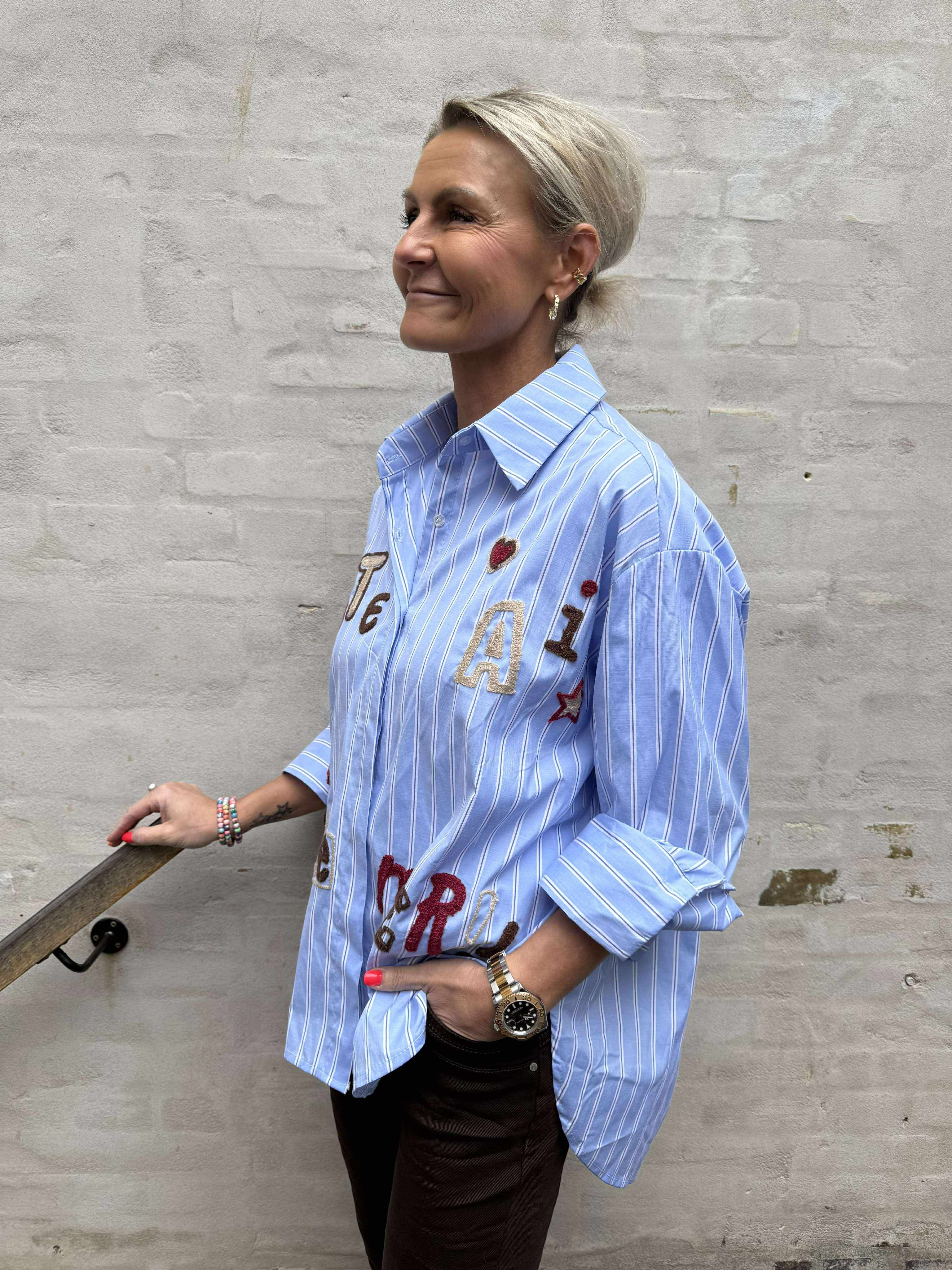 Faire Mer Skjorte - Blue Stripe