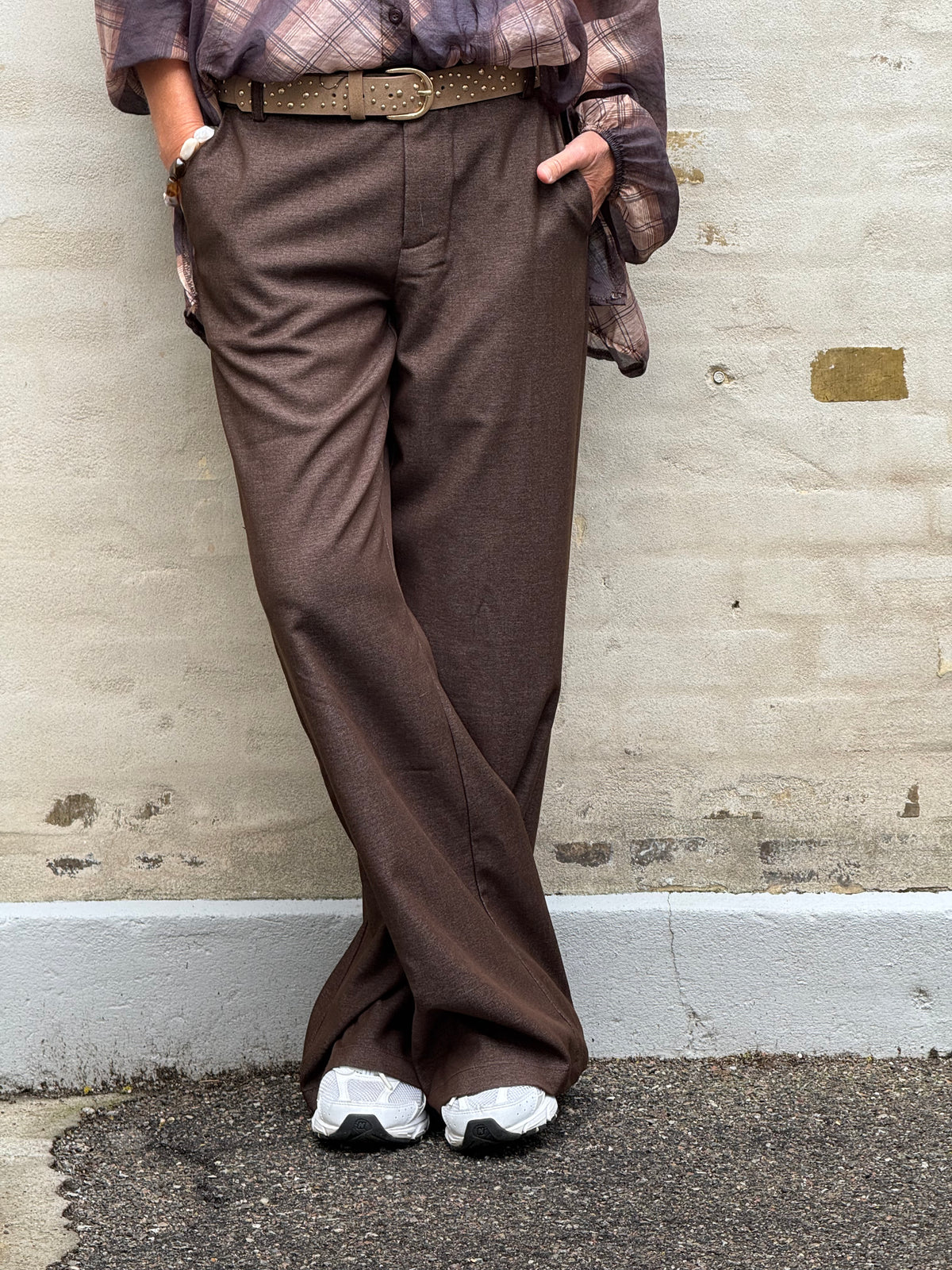 MOORE Box Pant - Coffee