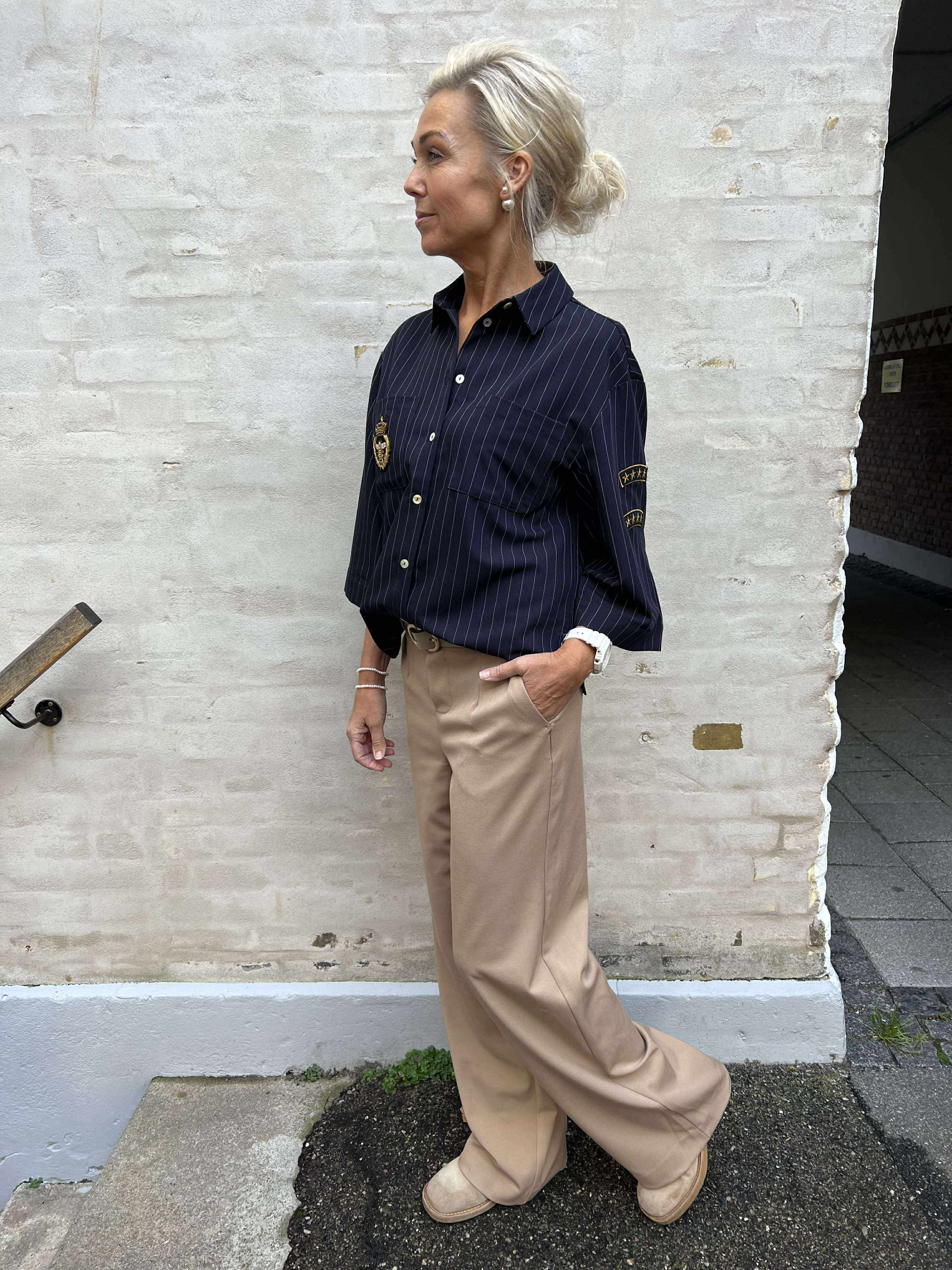 Lisa WIDE pant tannin