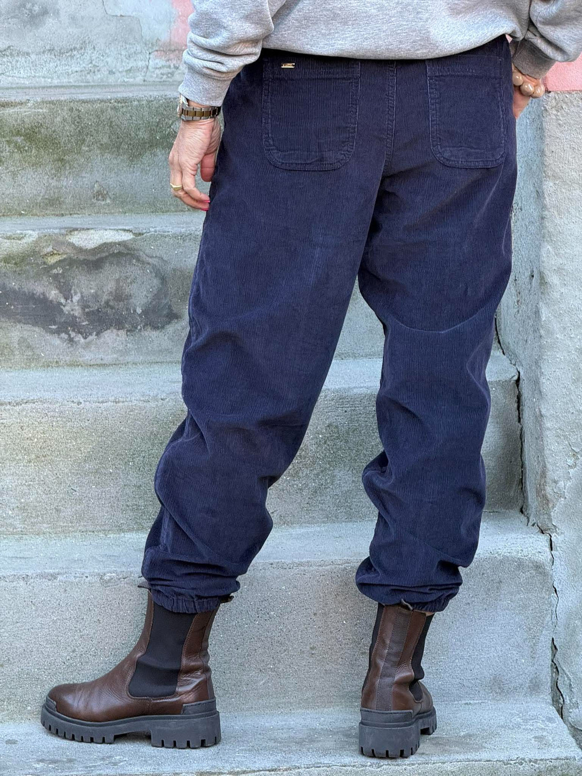 Karlie Barrel HW Corduroy - Indigo Night
