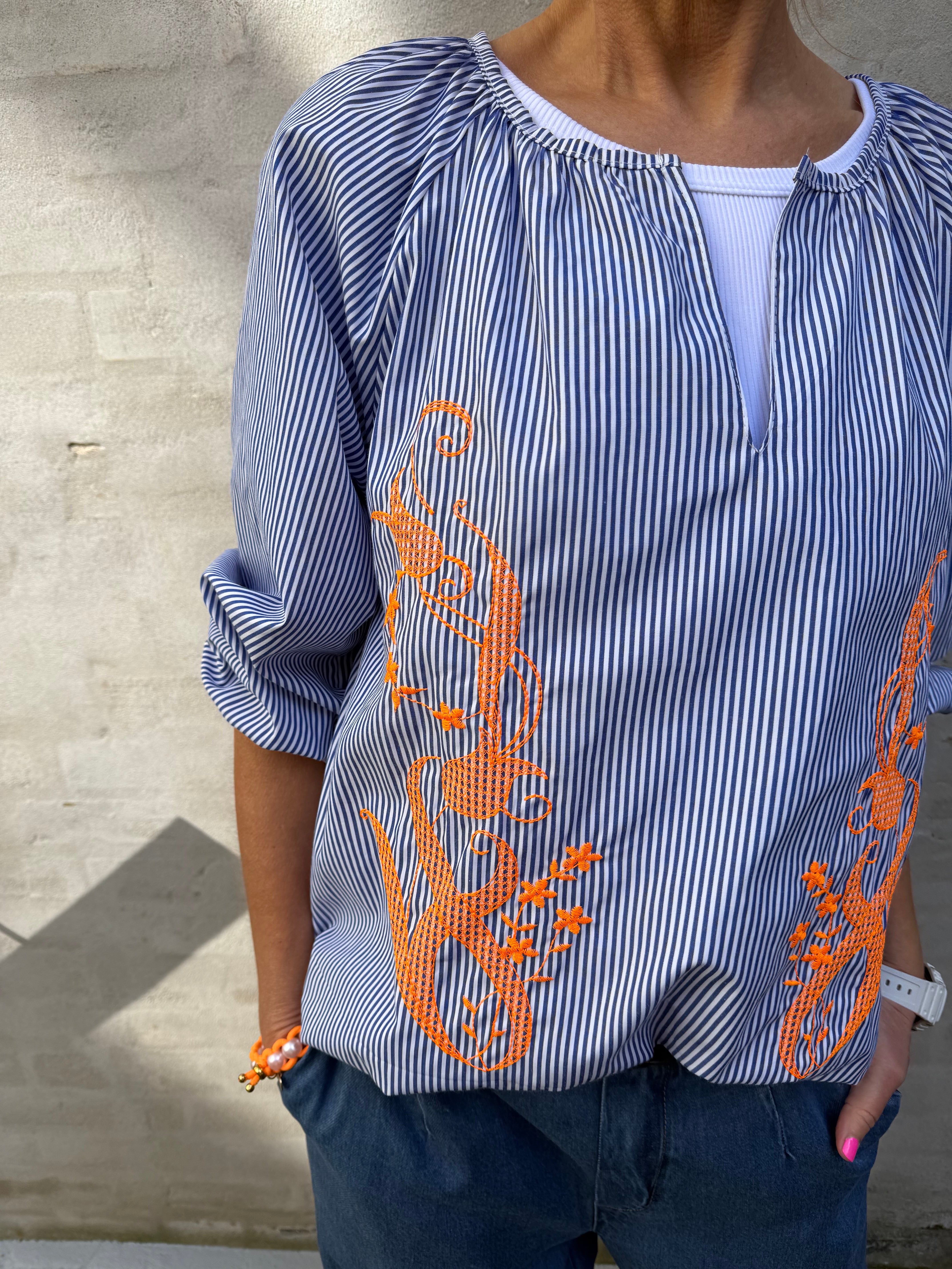 Brooke Blouse - Jeans