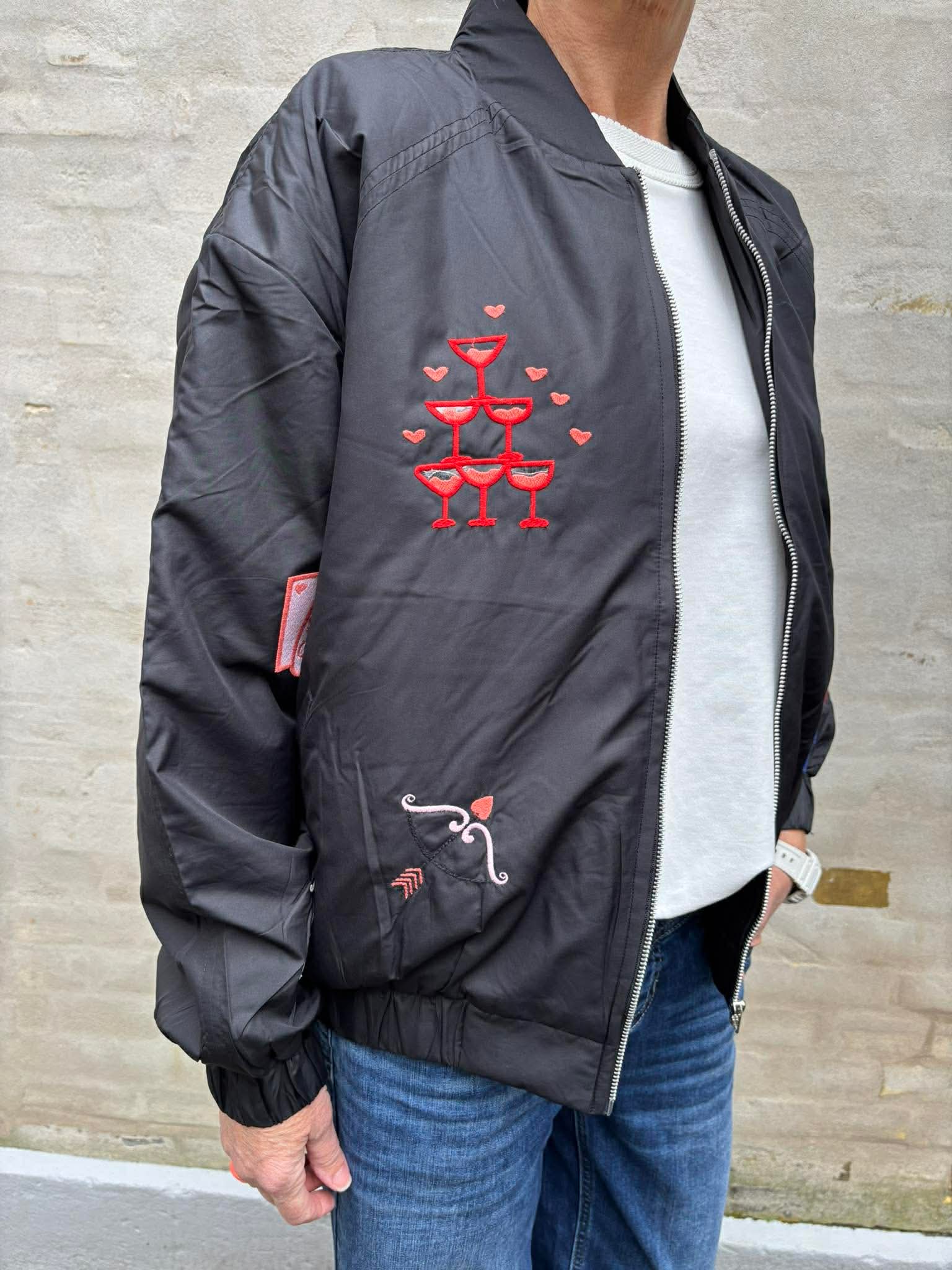 Mi Amore Bomber jacket - Black