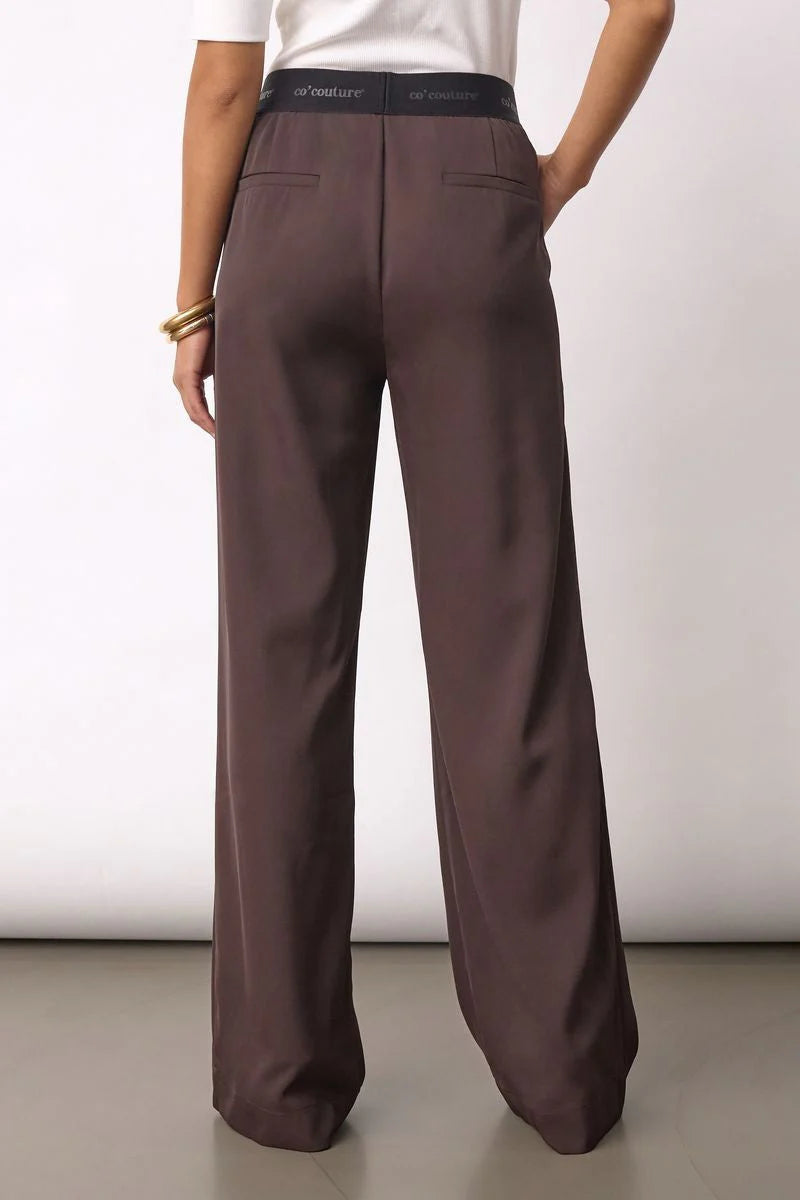 AliniCC Logo Pant - Dark Brown