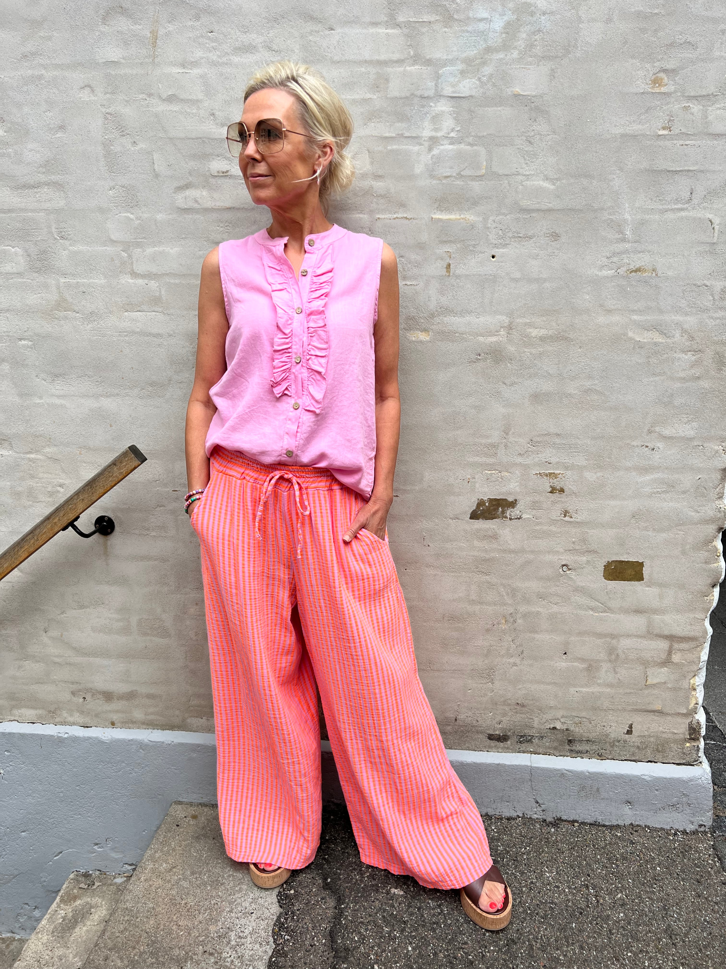 Diddy pant strib orange