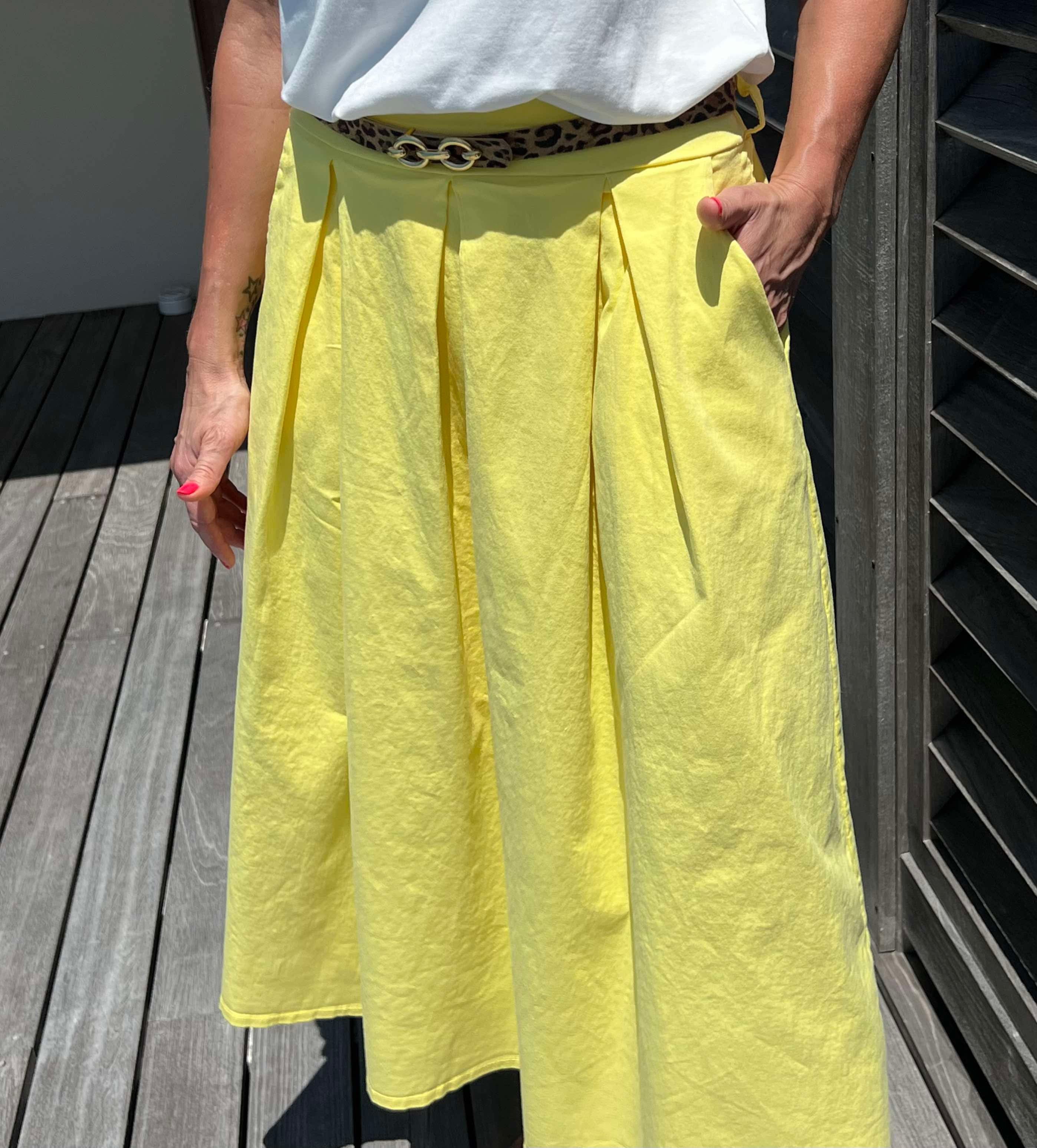 Freya skirt yellow