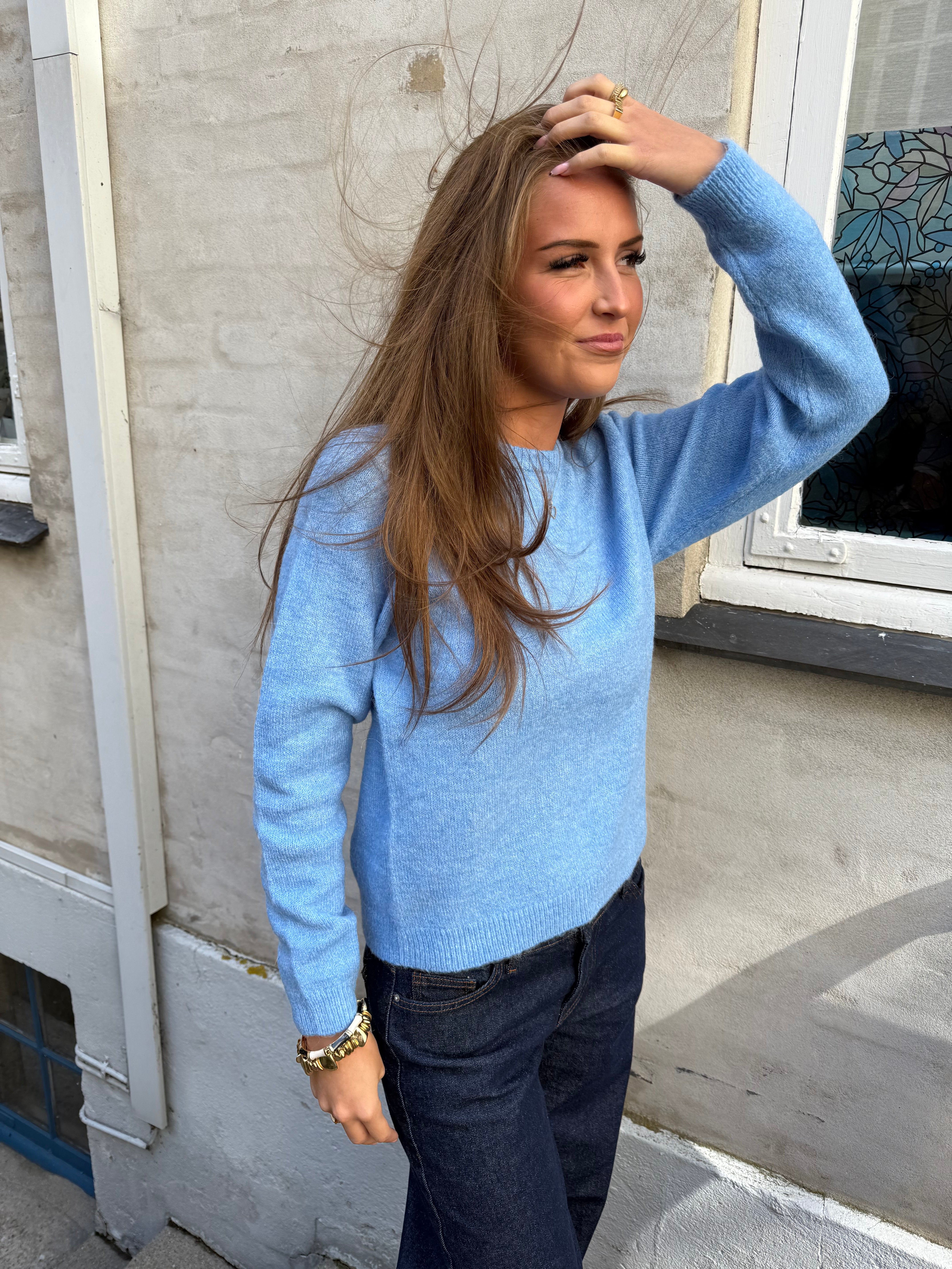 MARINA L/S O-NECK PULLOVER - Ebb And Flow MELANGE