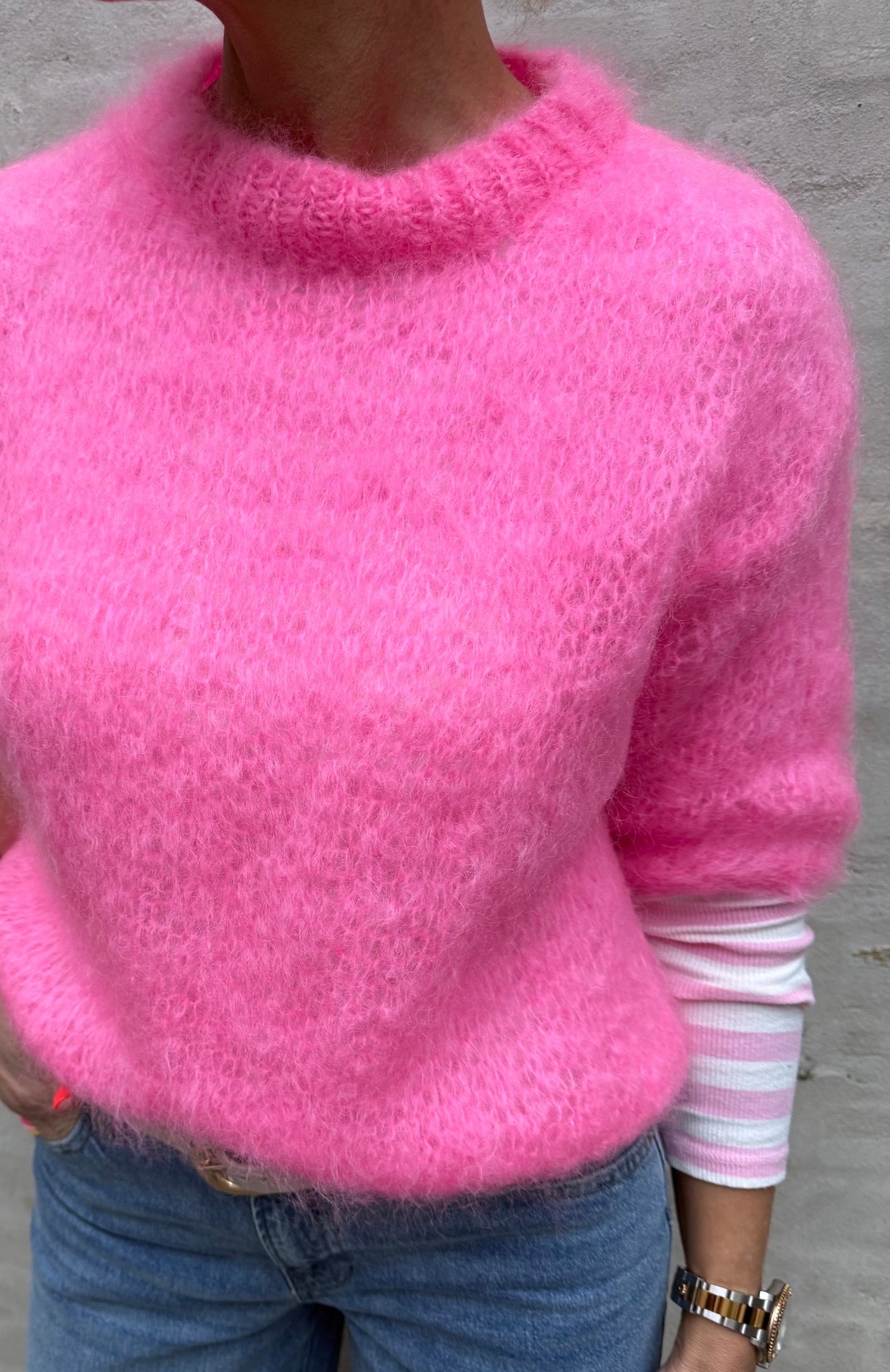 Renata Knit - Pink Mohair