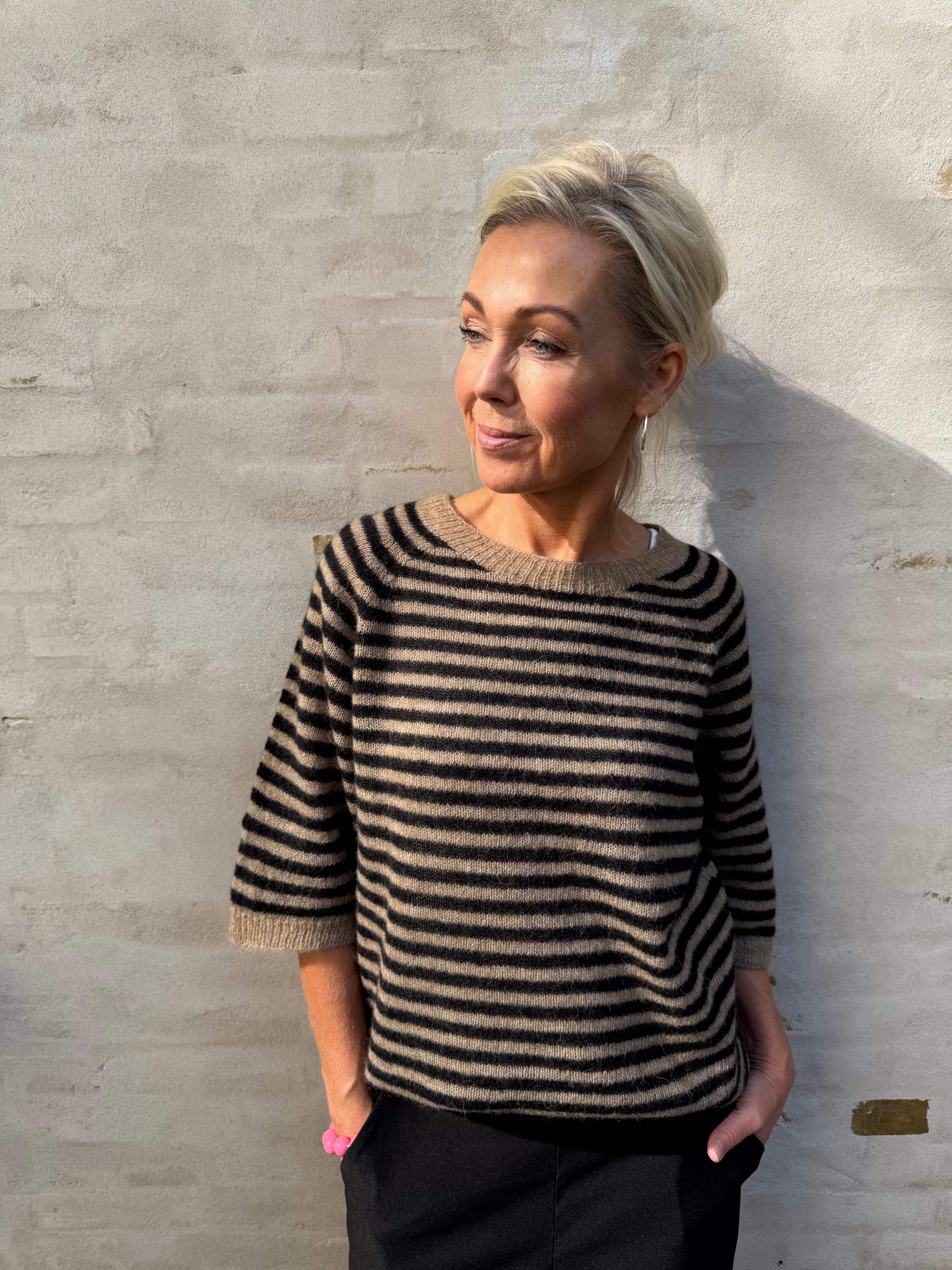 DELL striped jumper - Black