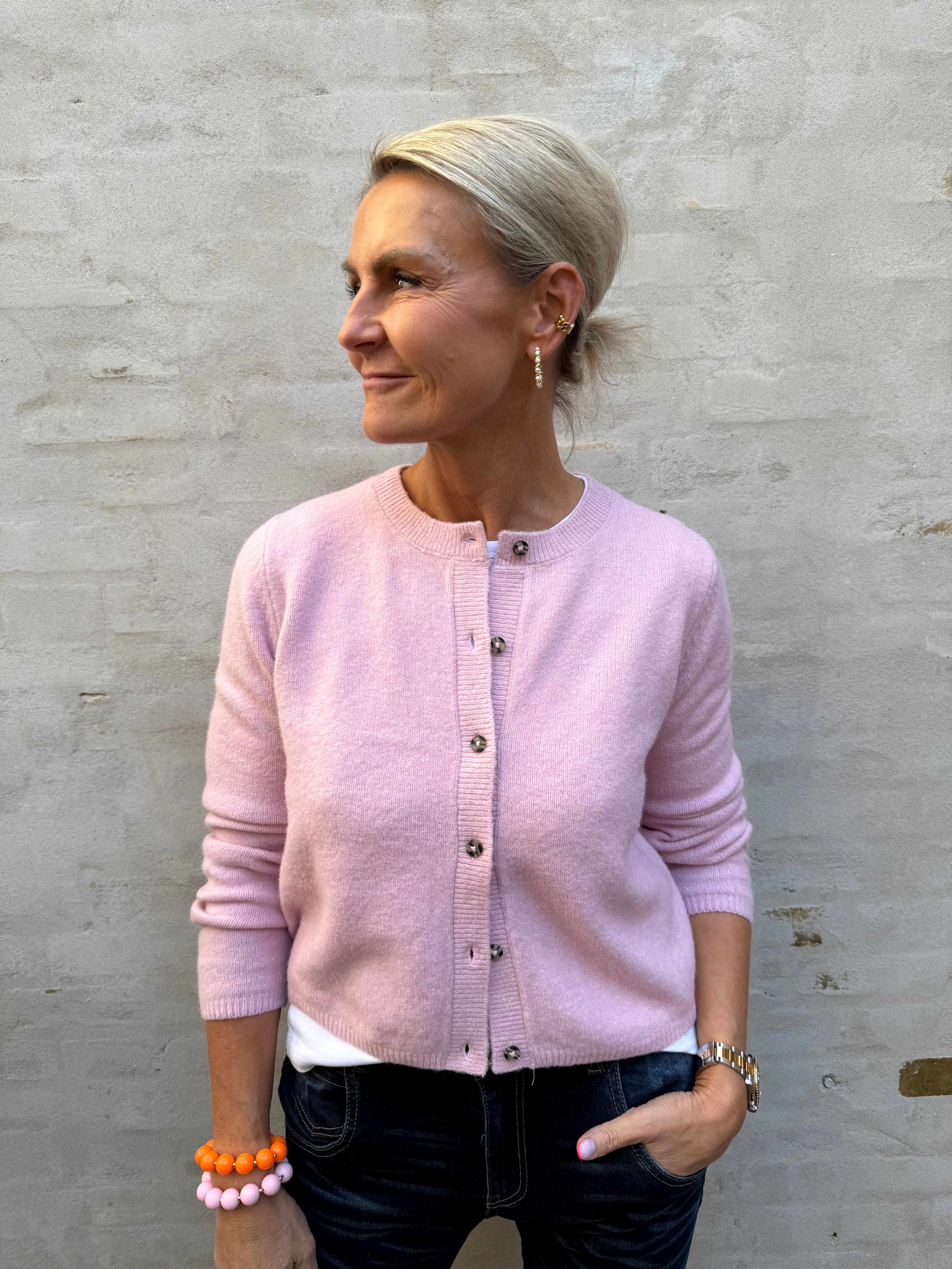 CHLOE LIFE CARDIGAN - Sweet Lilac MELANGE