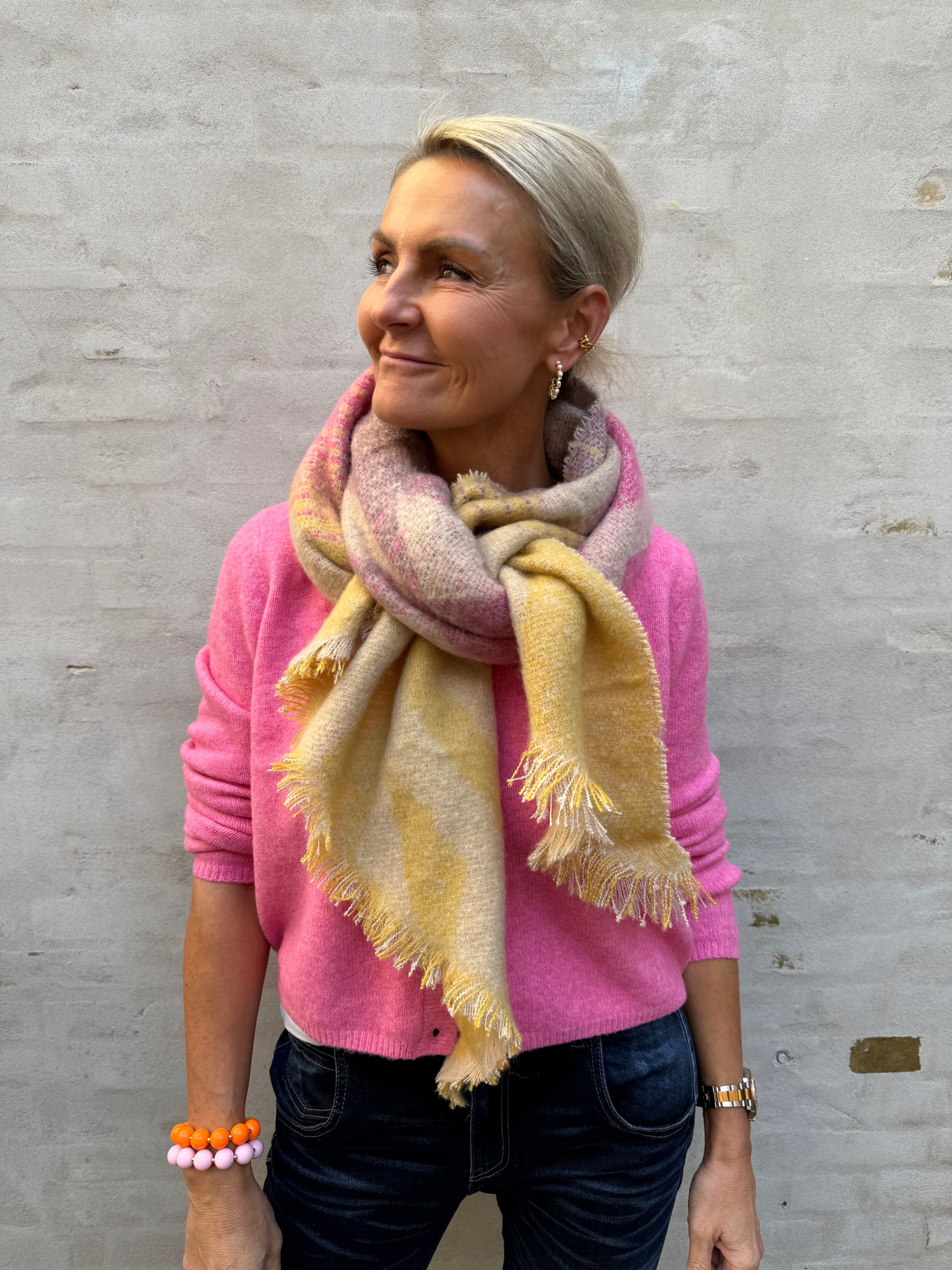 CHLOE LIFE CARDIGAN - Pink Cosmos MELANGE