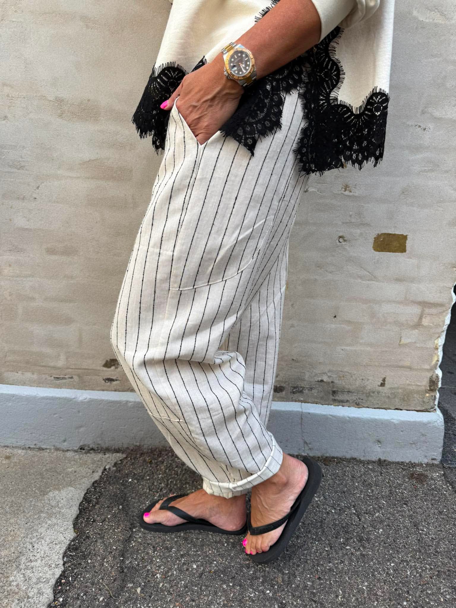 MILANO barrel pant - Kit Stripe