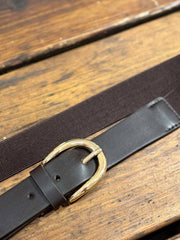 Elastic Belt - Dark Brown