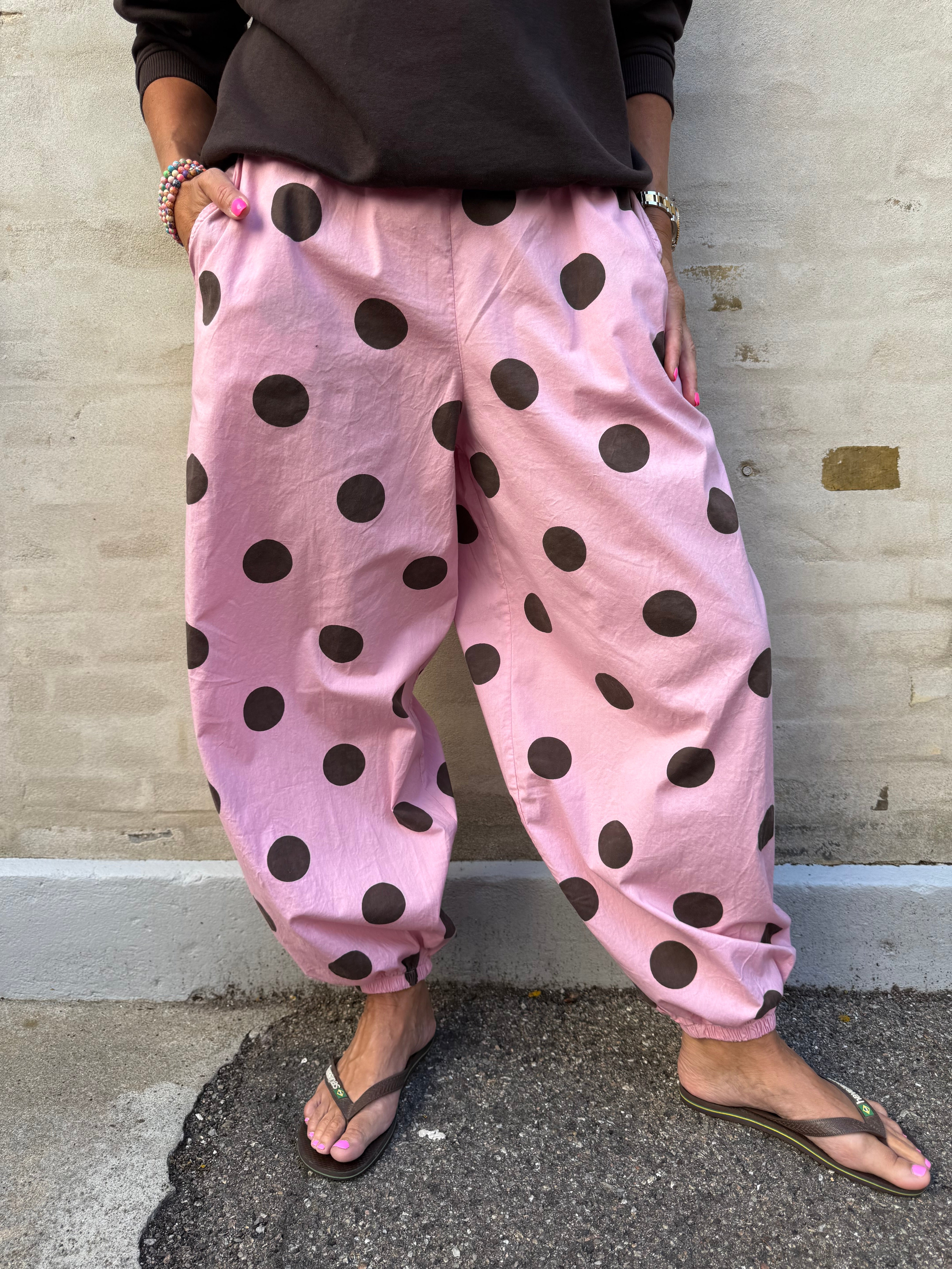 ALLY balloon pant - Rose Dot