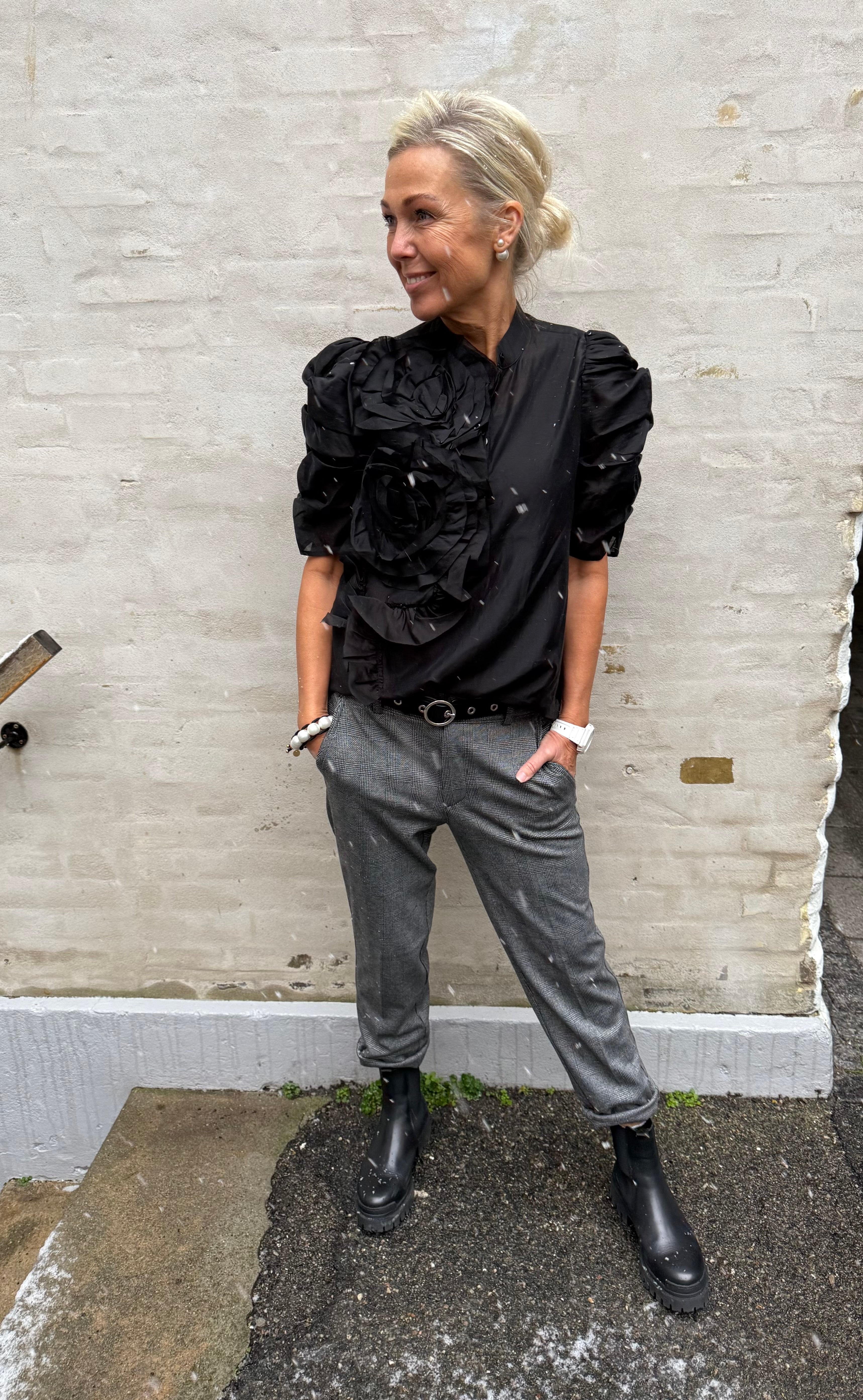 Chino Jacquard - Black