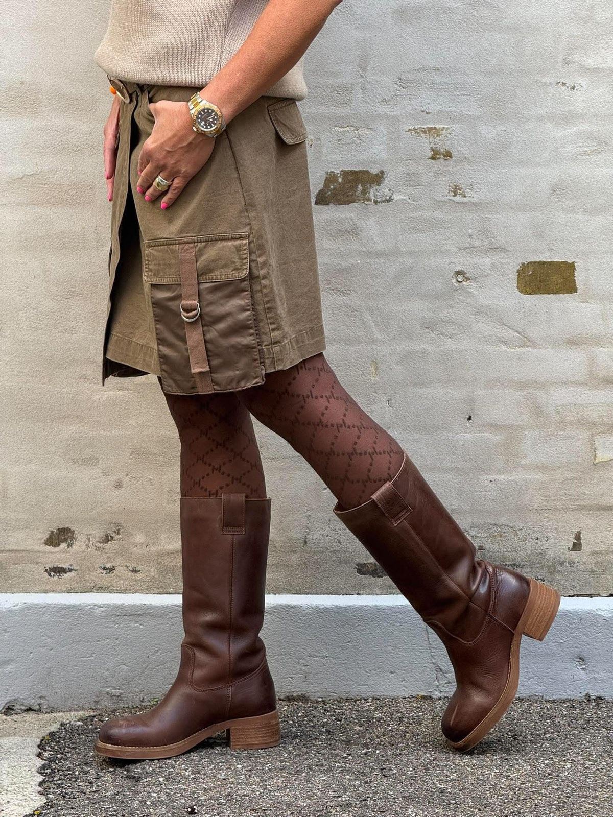 MarleaGO Skirt - Khaki Brown