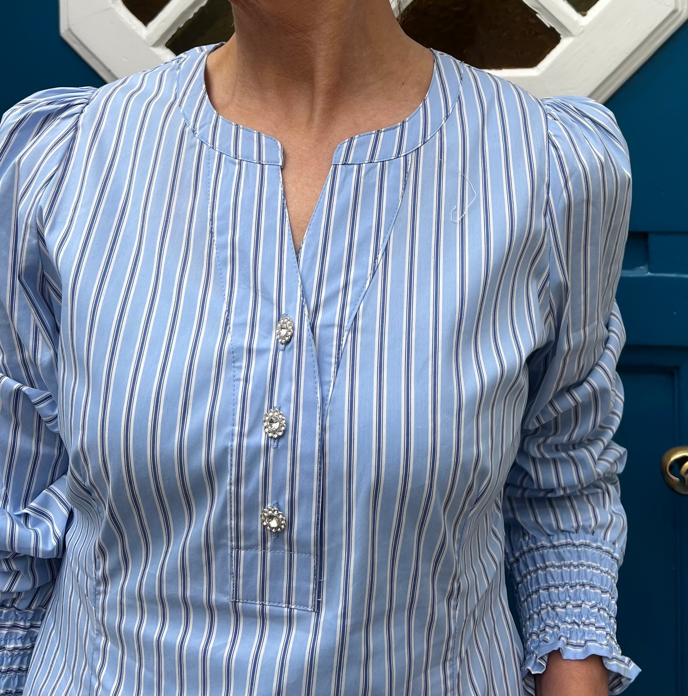 Art Dress - Blue Stripe