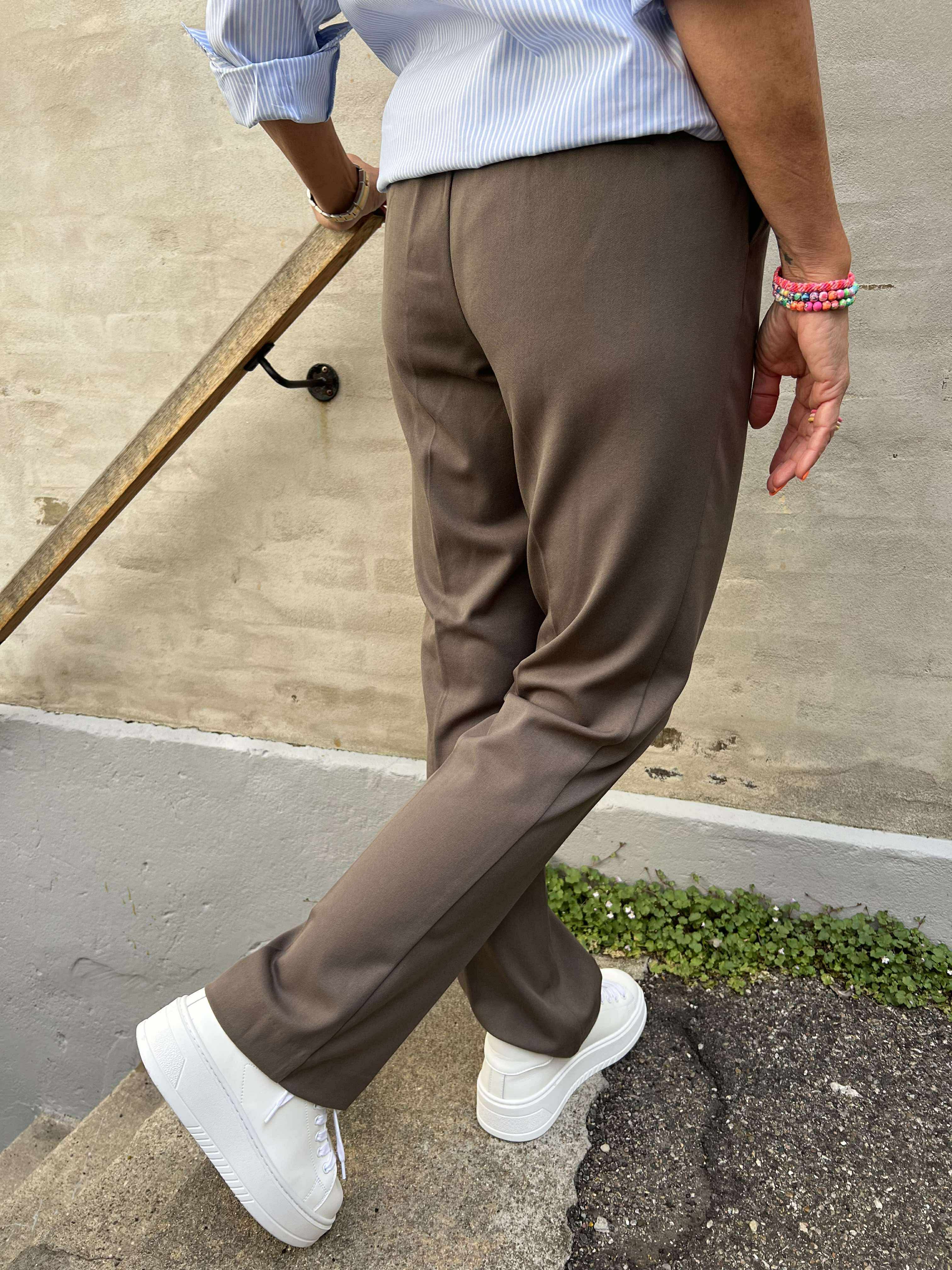 Lisa Straight Pant - Morel