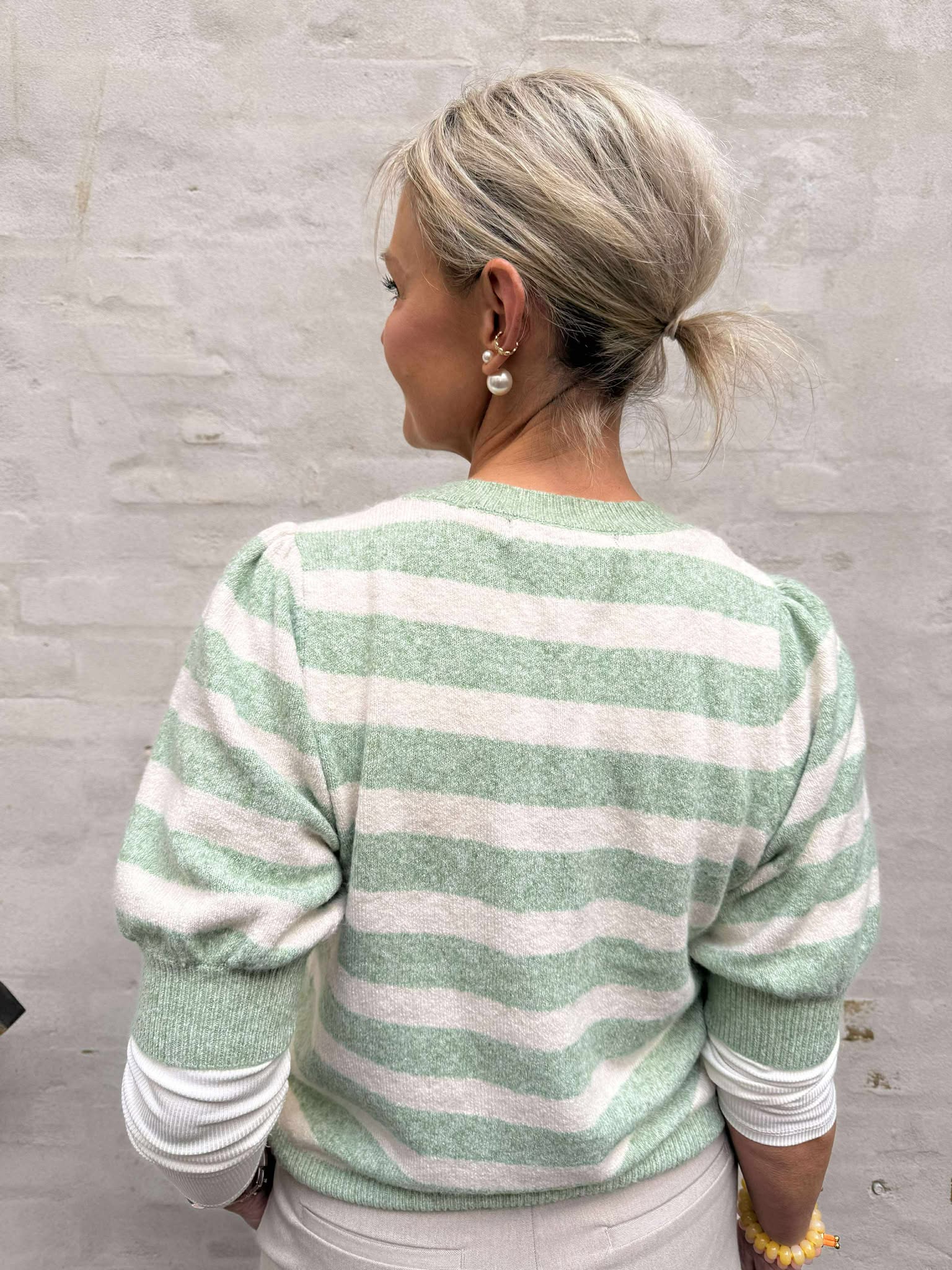 DOFFY O-NECK PULLOVER - Mistletoe Birch