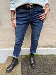 Boyfriend Jeans - Dark Blue