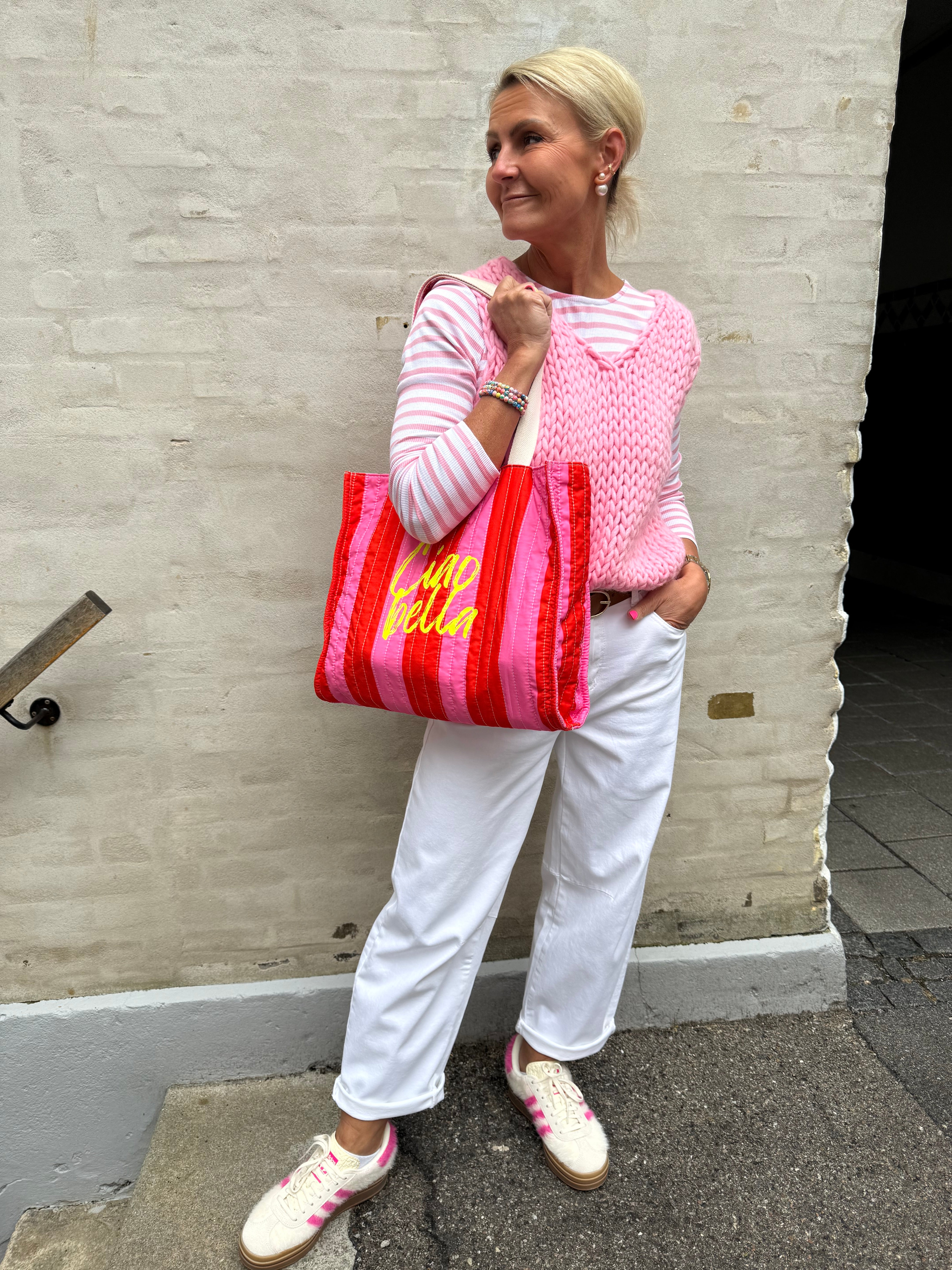 Ciao Bella Big Bag - Red/Pink