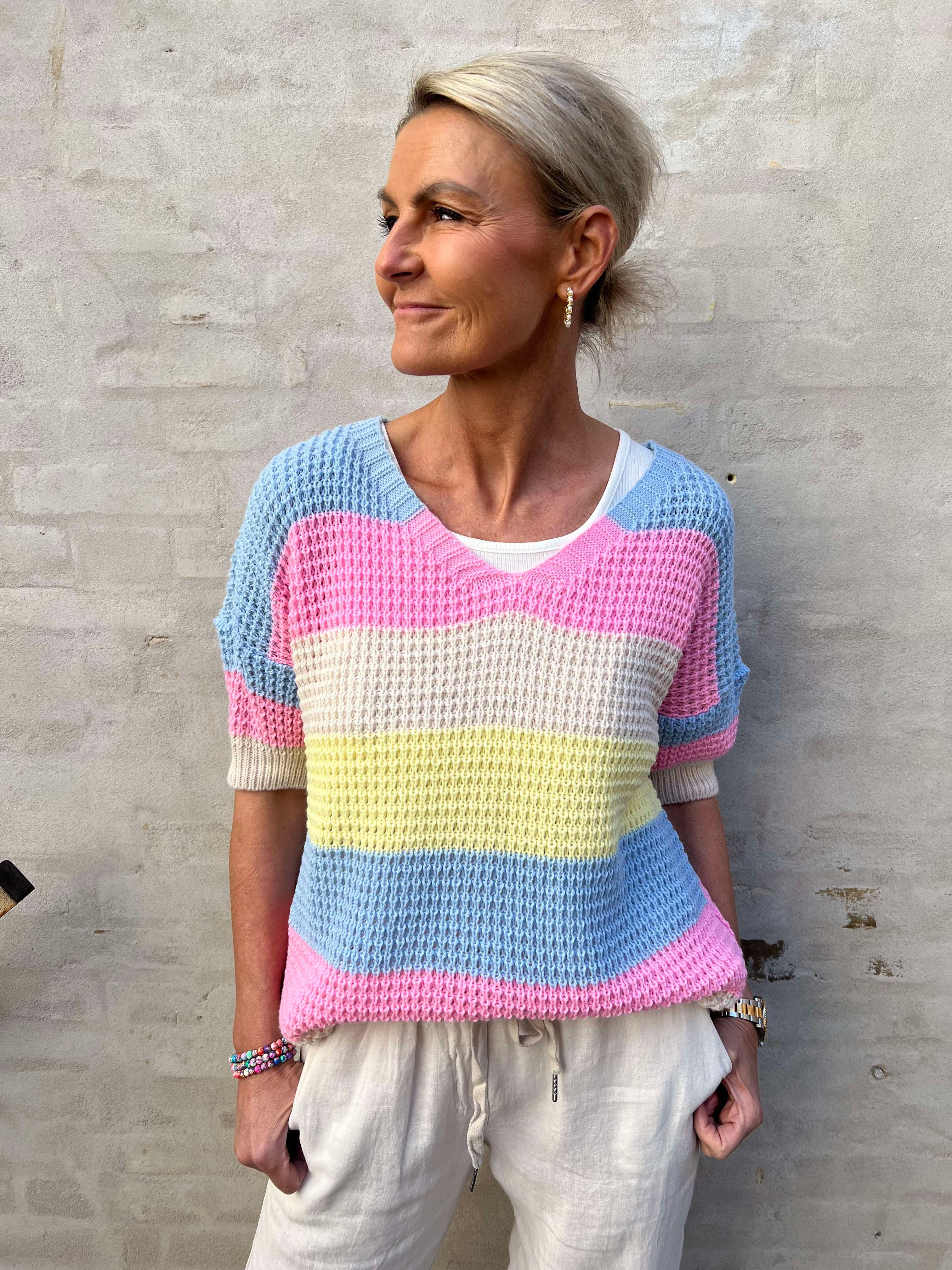 Adela knit celeste
