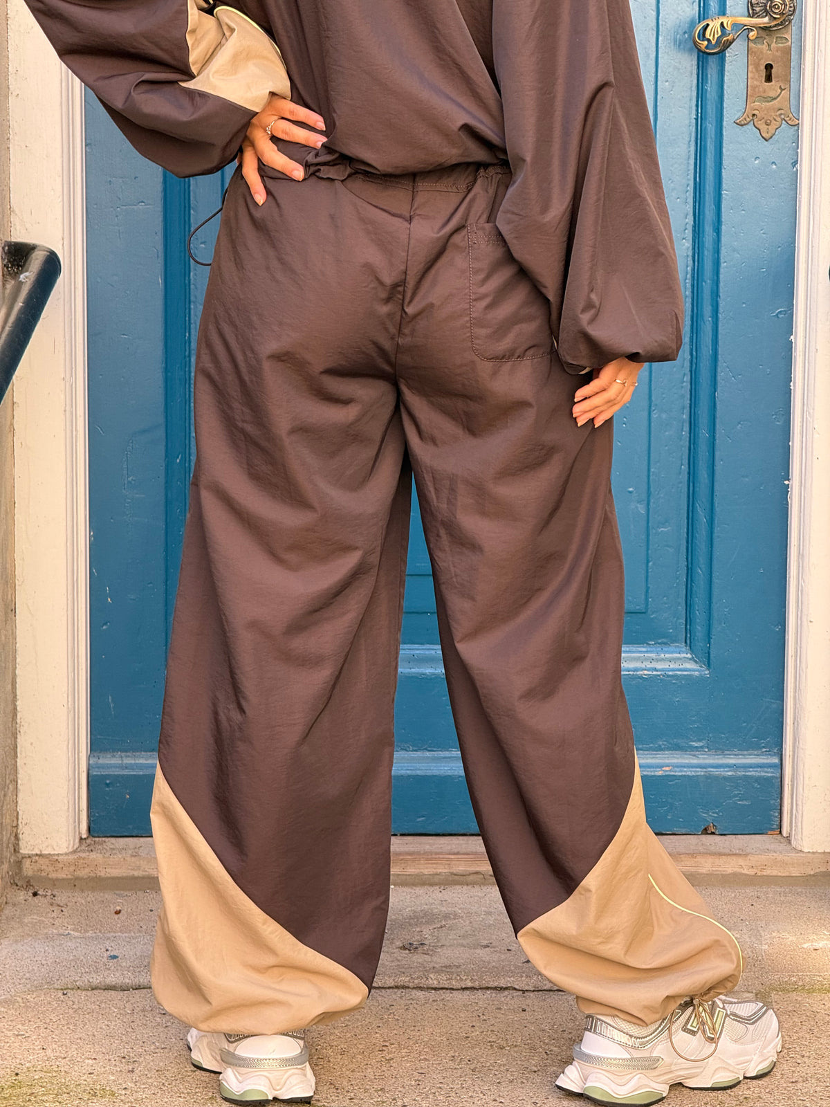 AloraCC Block Pant - Dark Brown