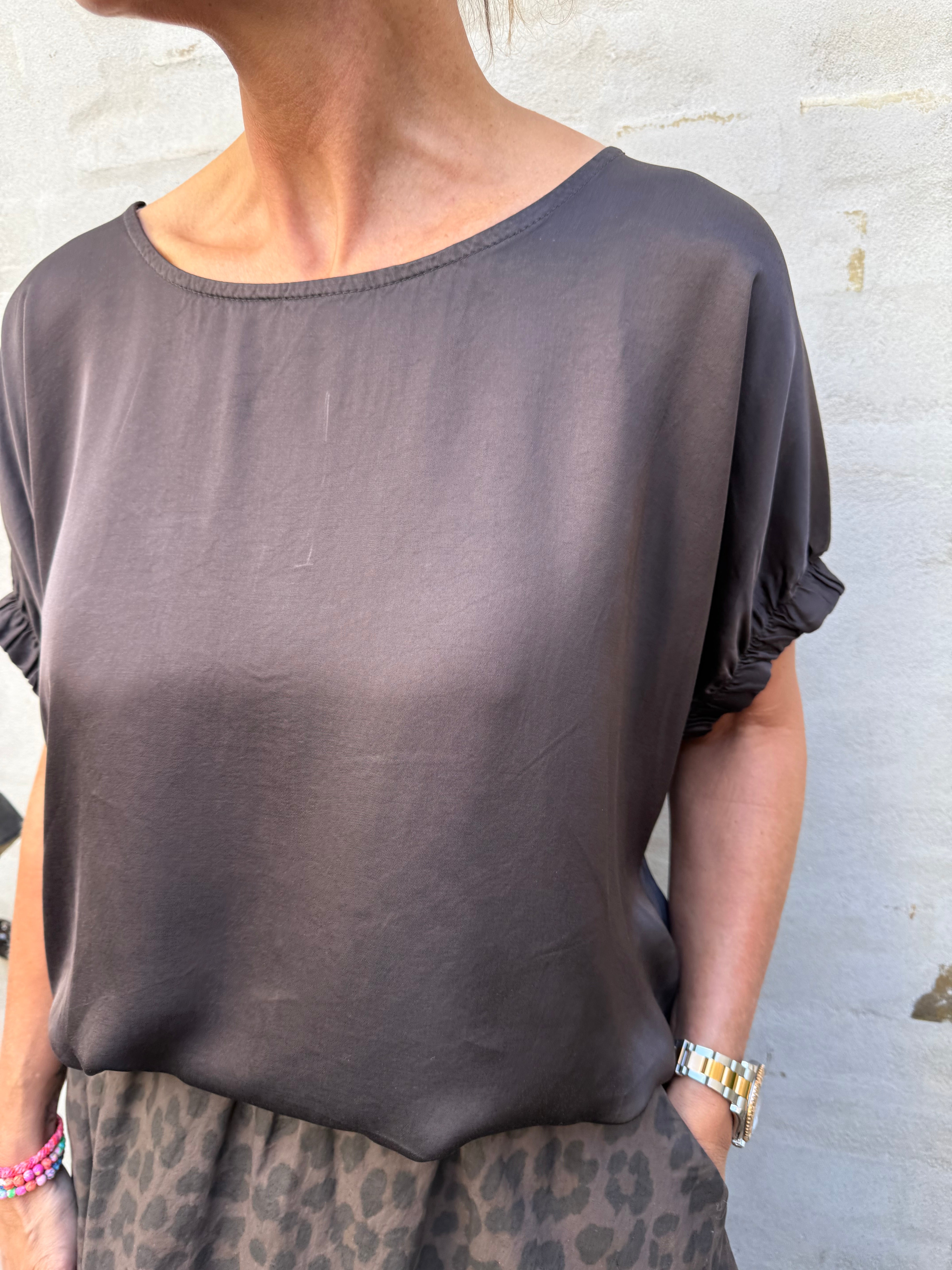 PREORDER-MABEL Blouse - Coffee