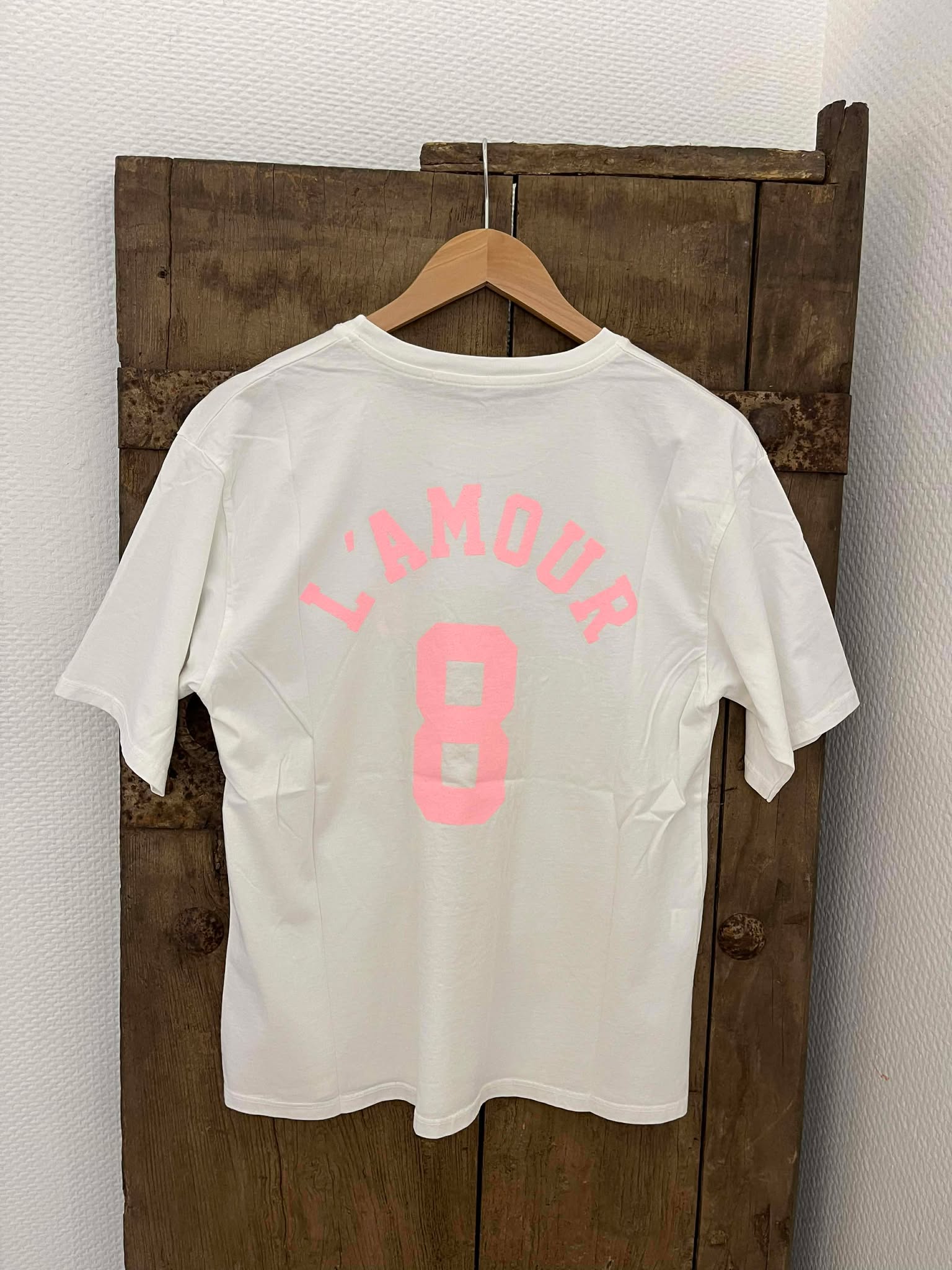 L´Amour Tee - White/Pink
