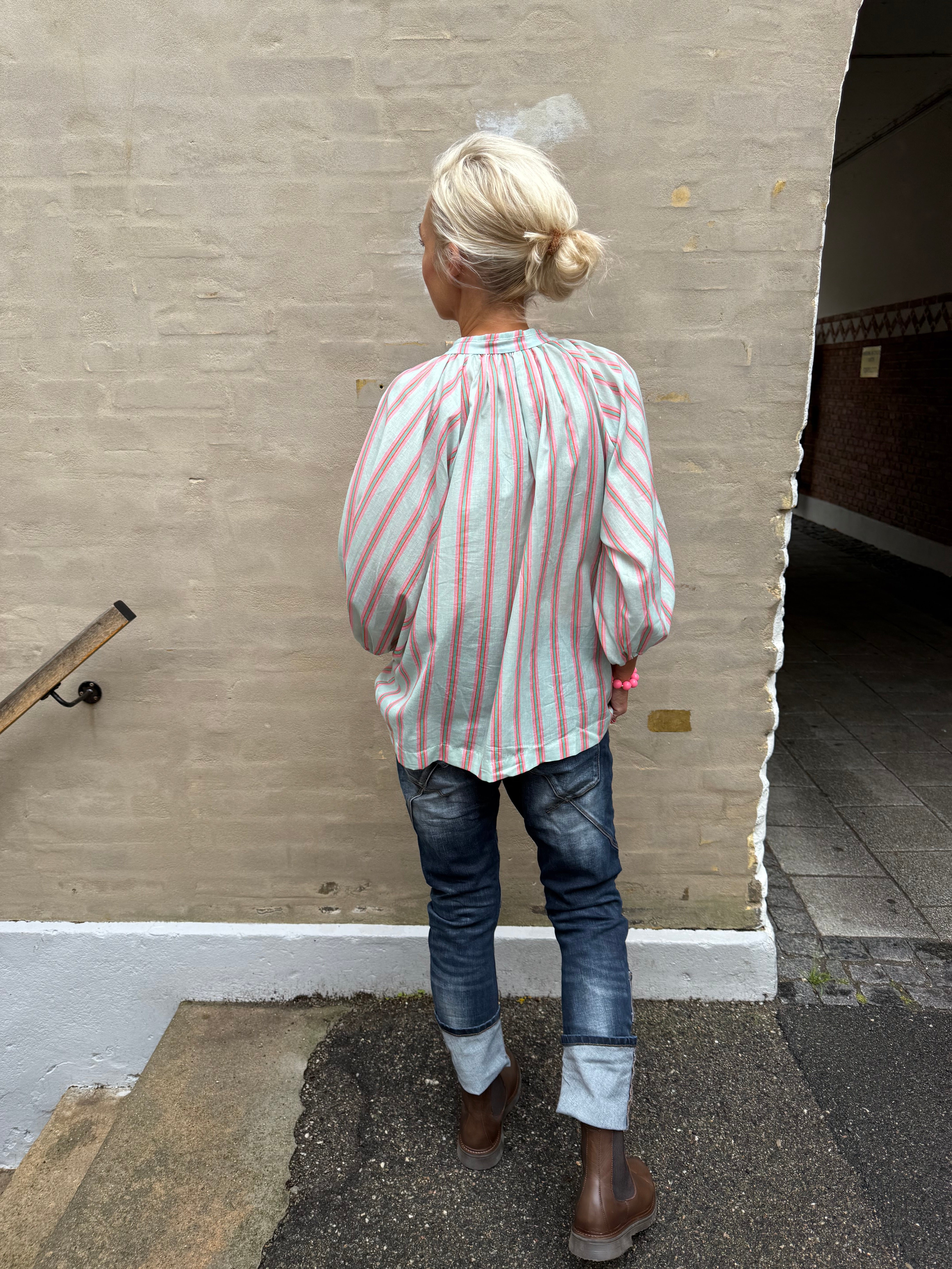 Sonja Shirt - Blue Stripe
