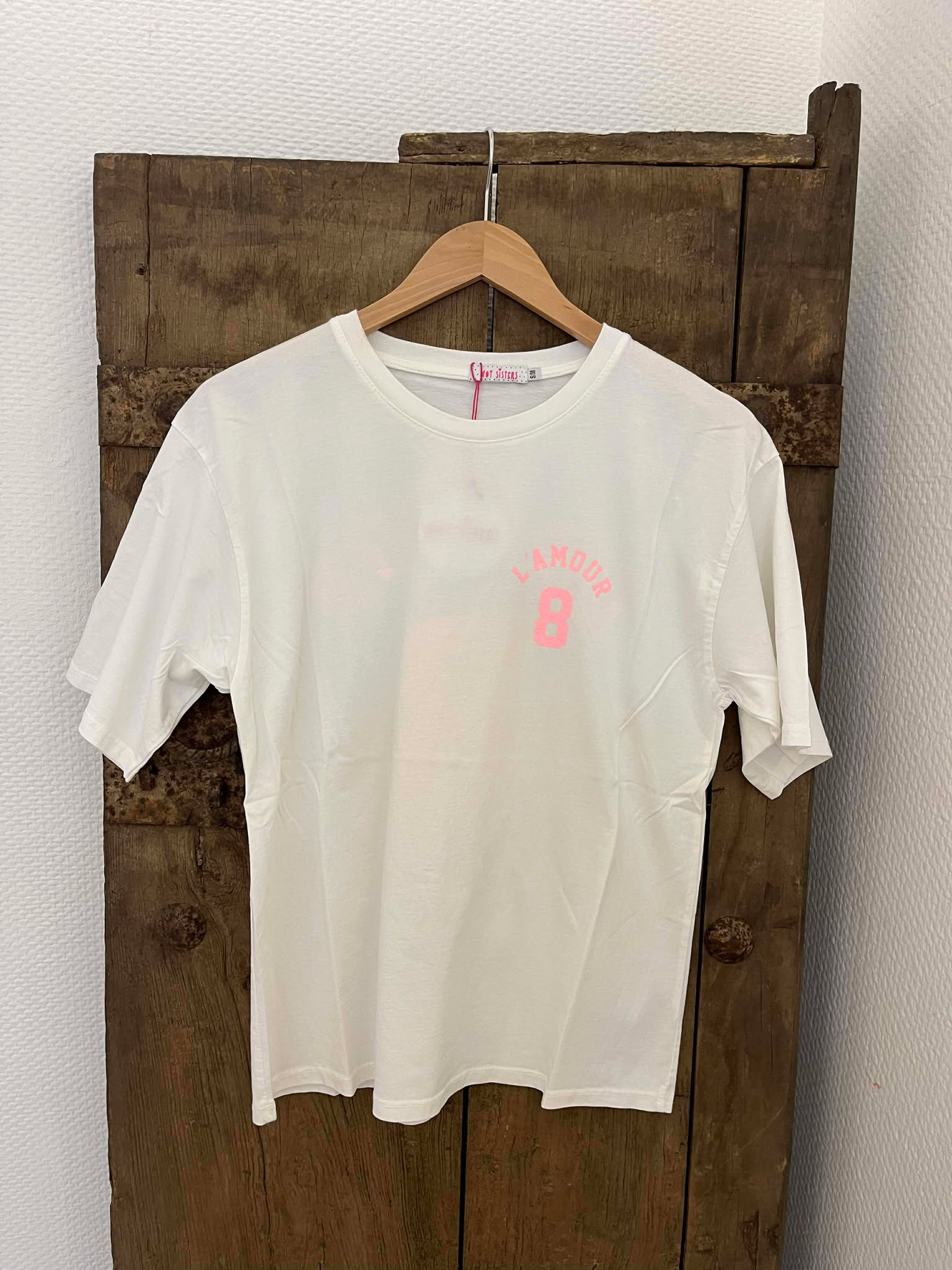 L´Amour Tee - White/Pink