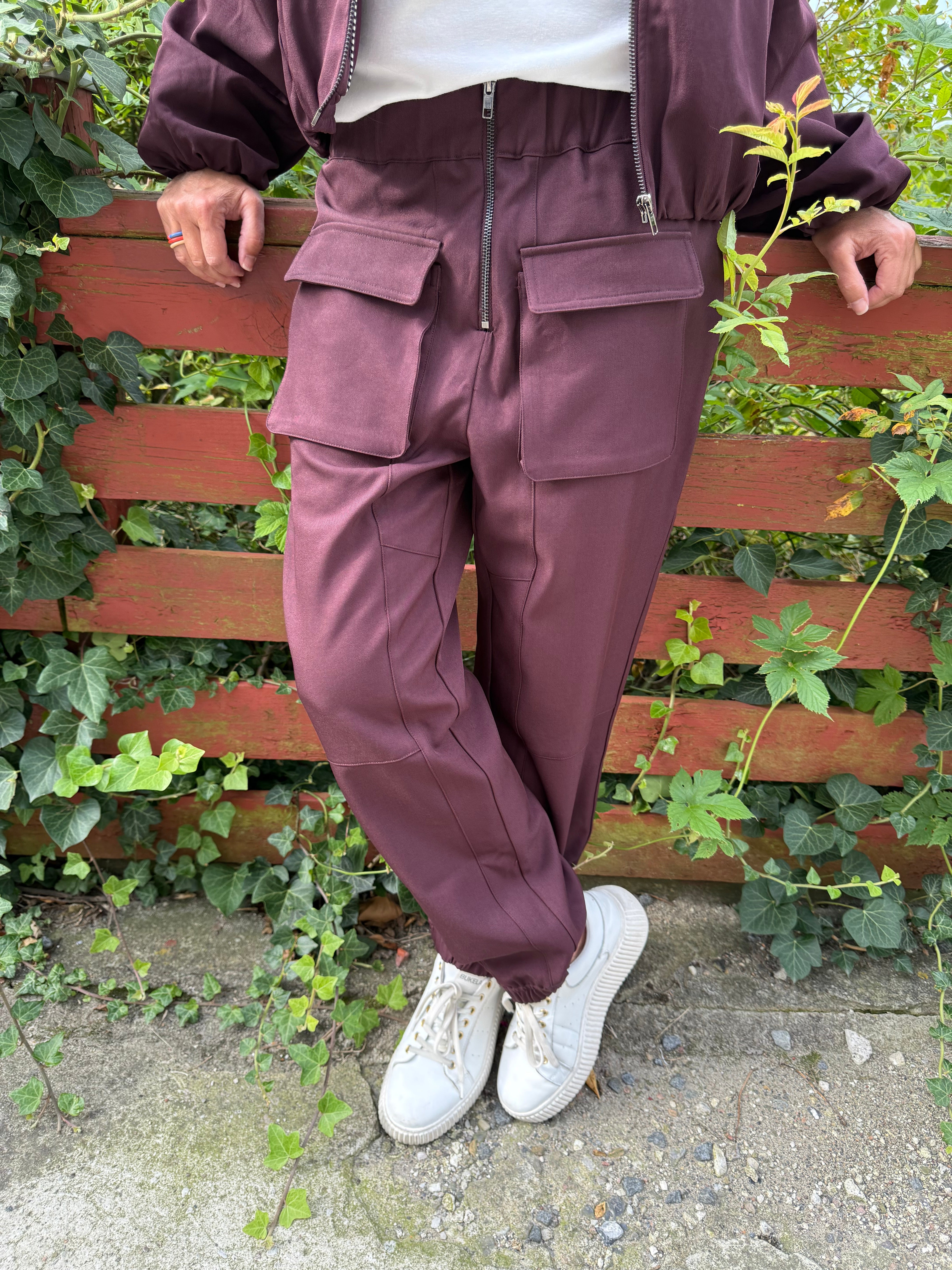 Luna Pocket Pant - Winred