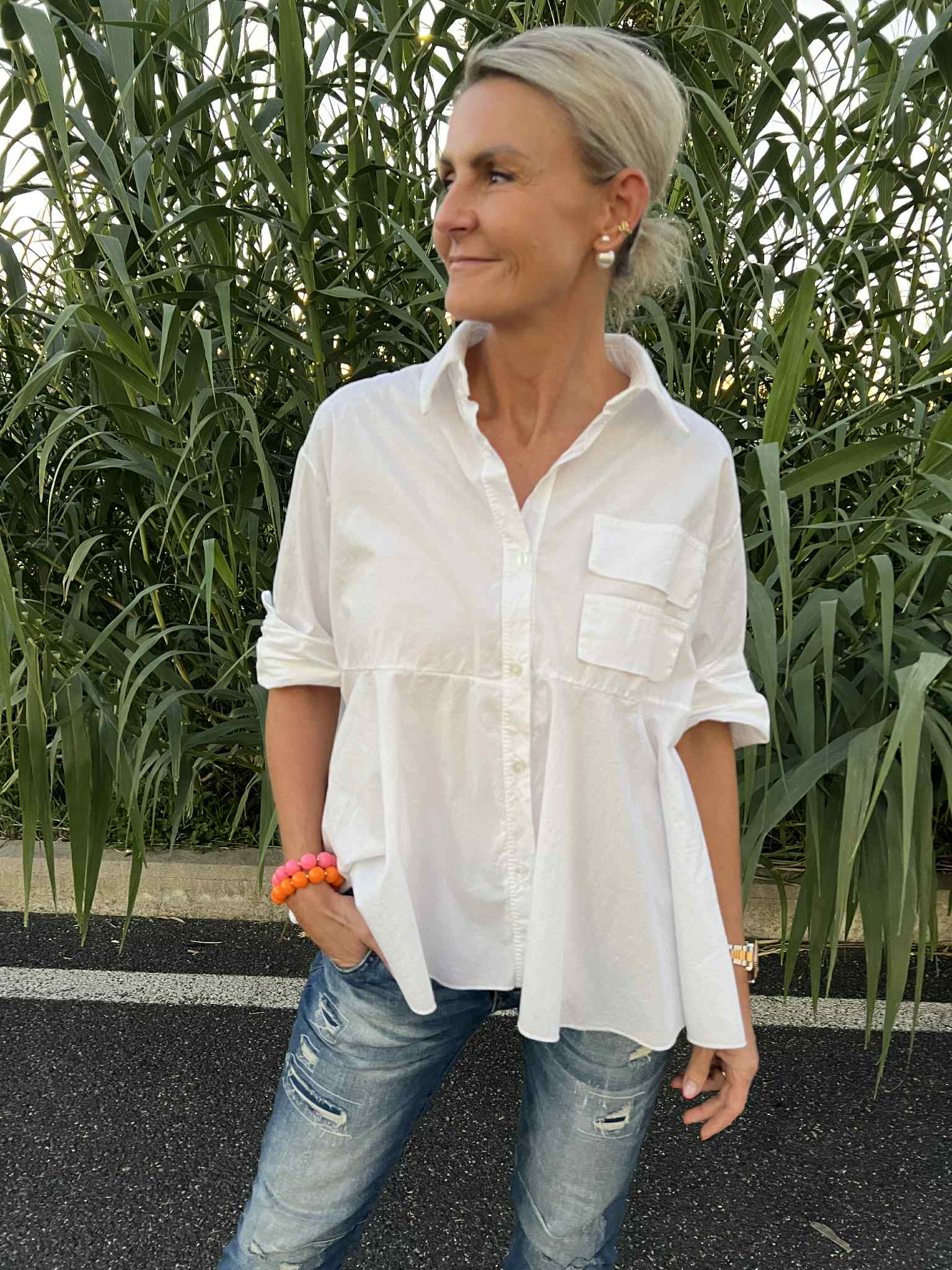 Ella Shirt - White