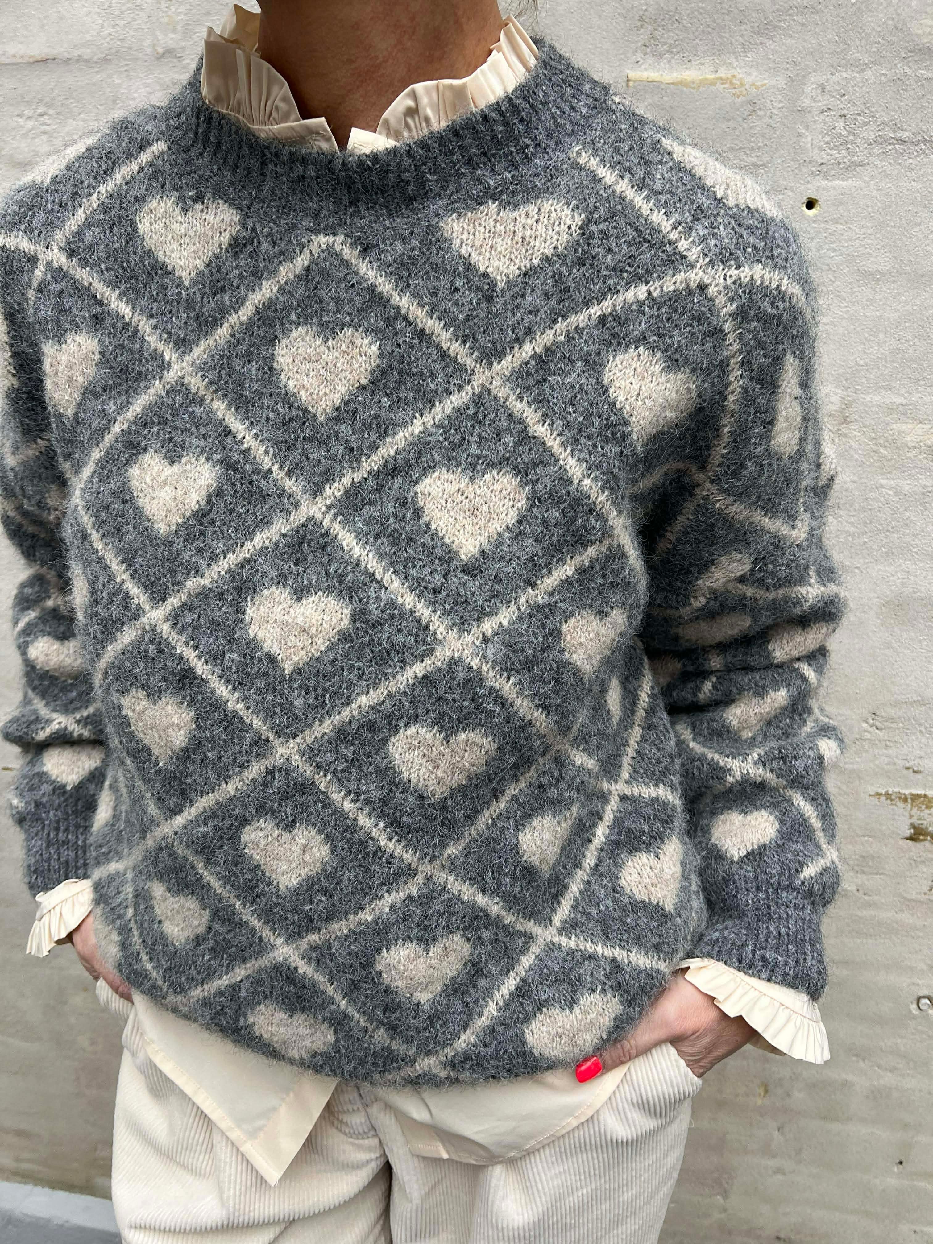 Feray Knit - Grigio/Beige