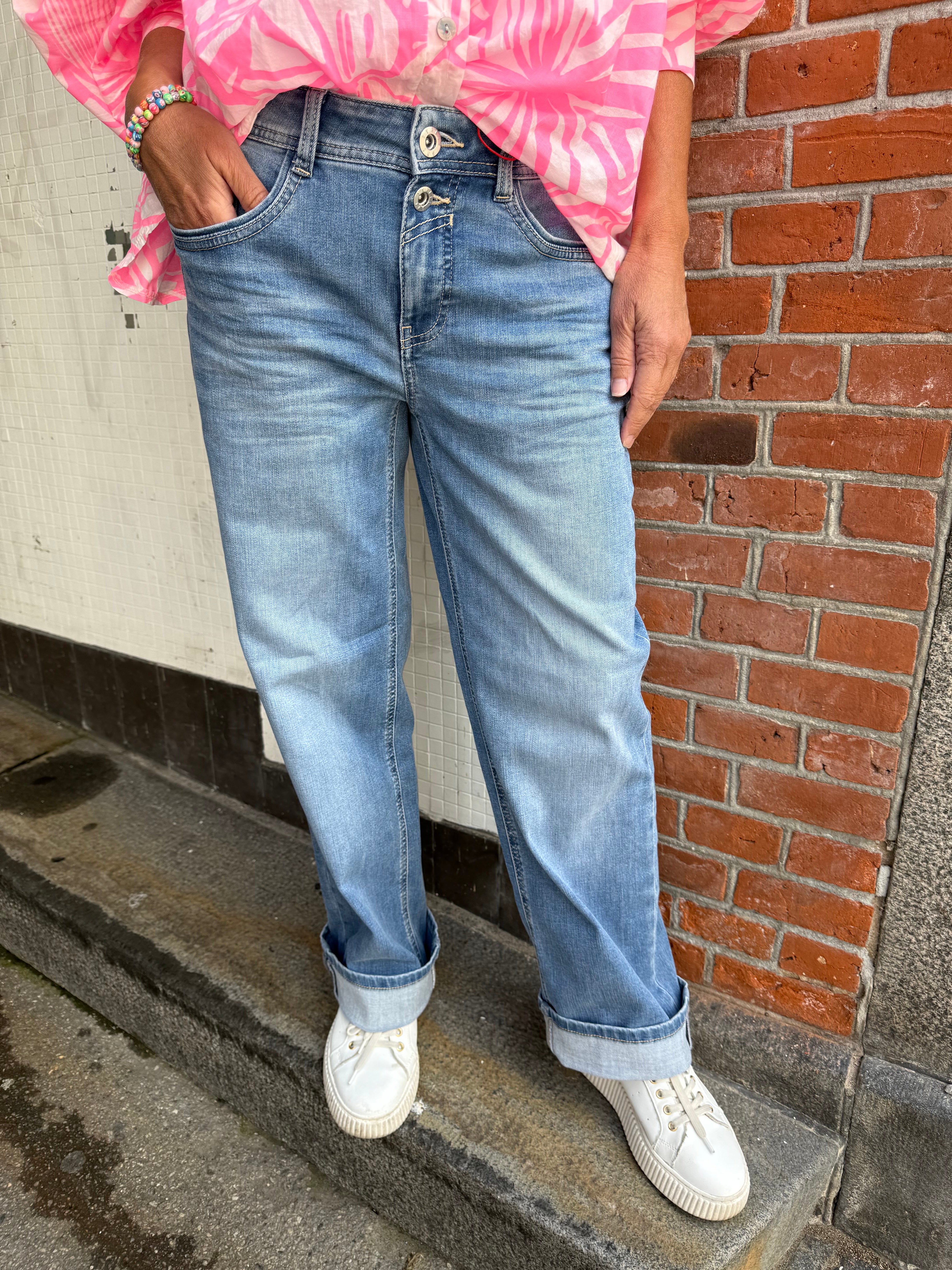 Denim Straight Leg - Blå